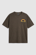 Men Oversized T-Shirt Brown