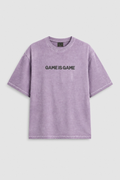 Men Oversized T-Shirt Light Purple