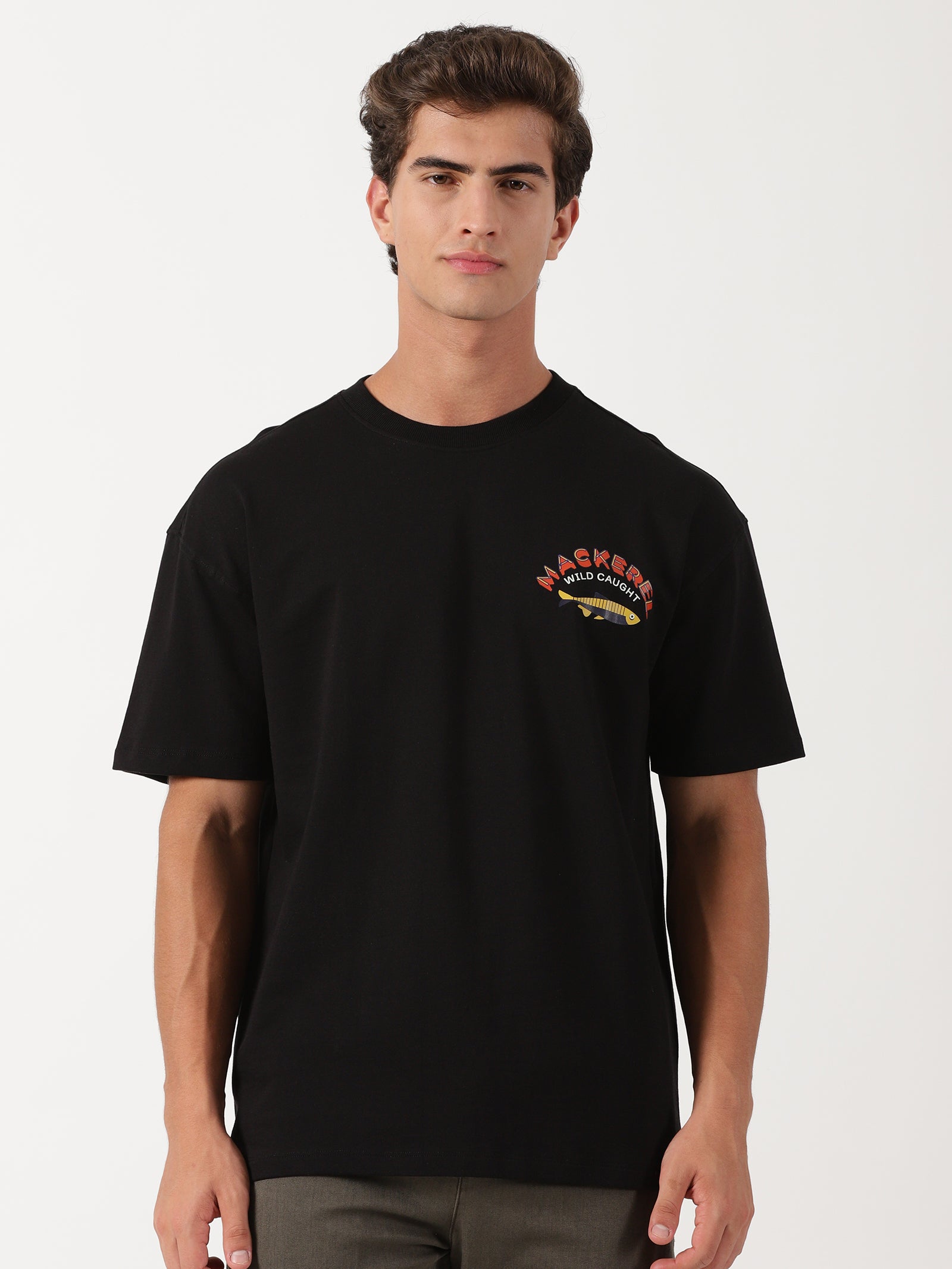 Men Oversized T-Shirt Black