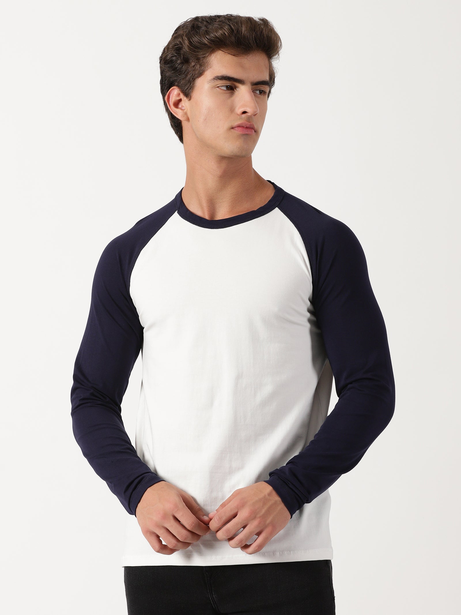 Men Regular Fit T-Shirt White