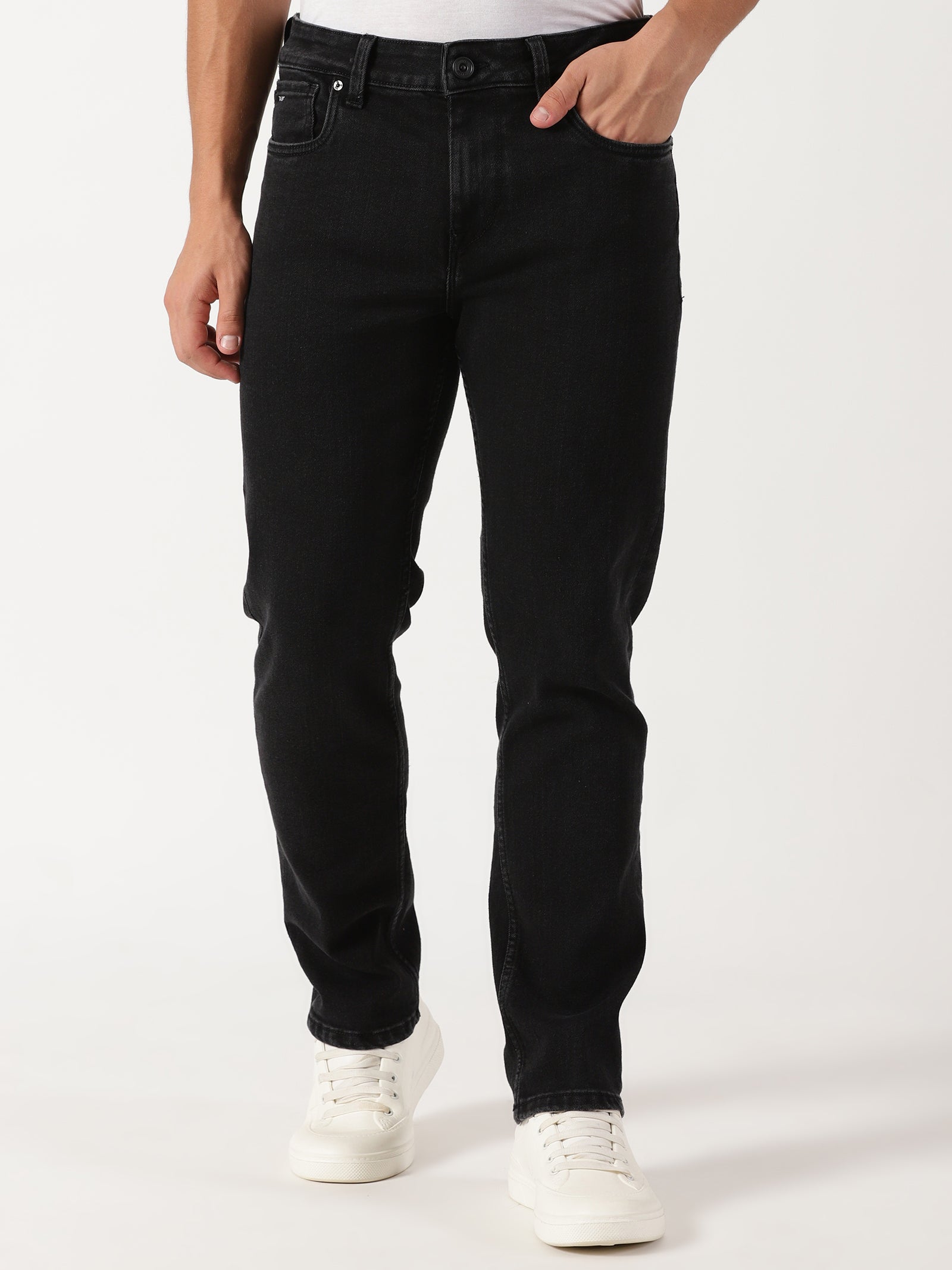 Men Borris Slim Fit Jeans Black
