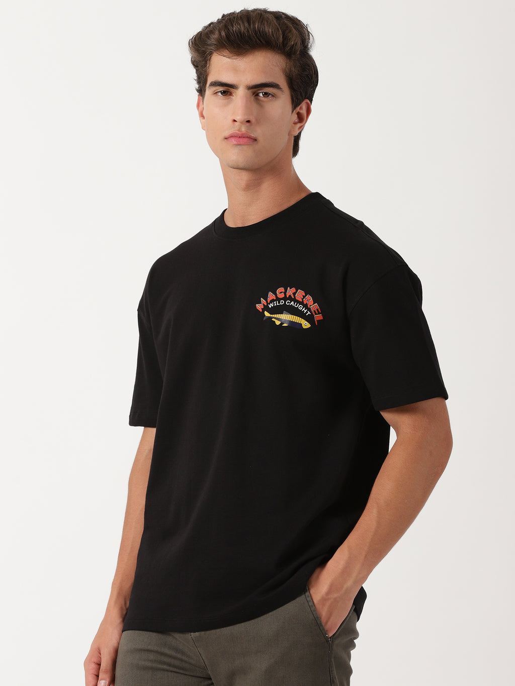 Men Oversized T-Shirt Black