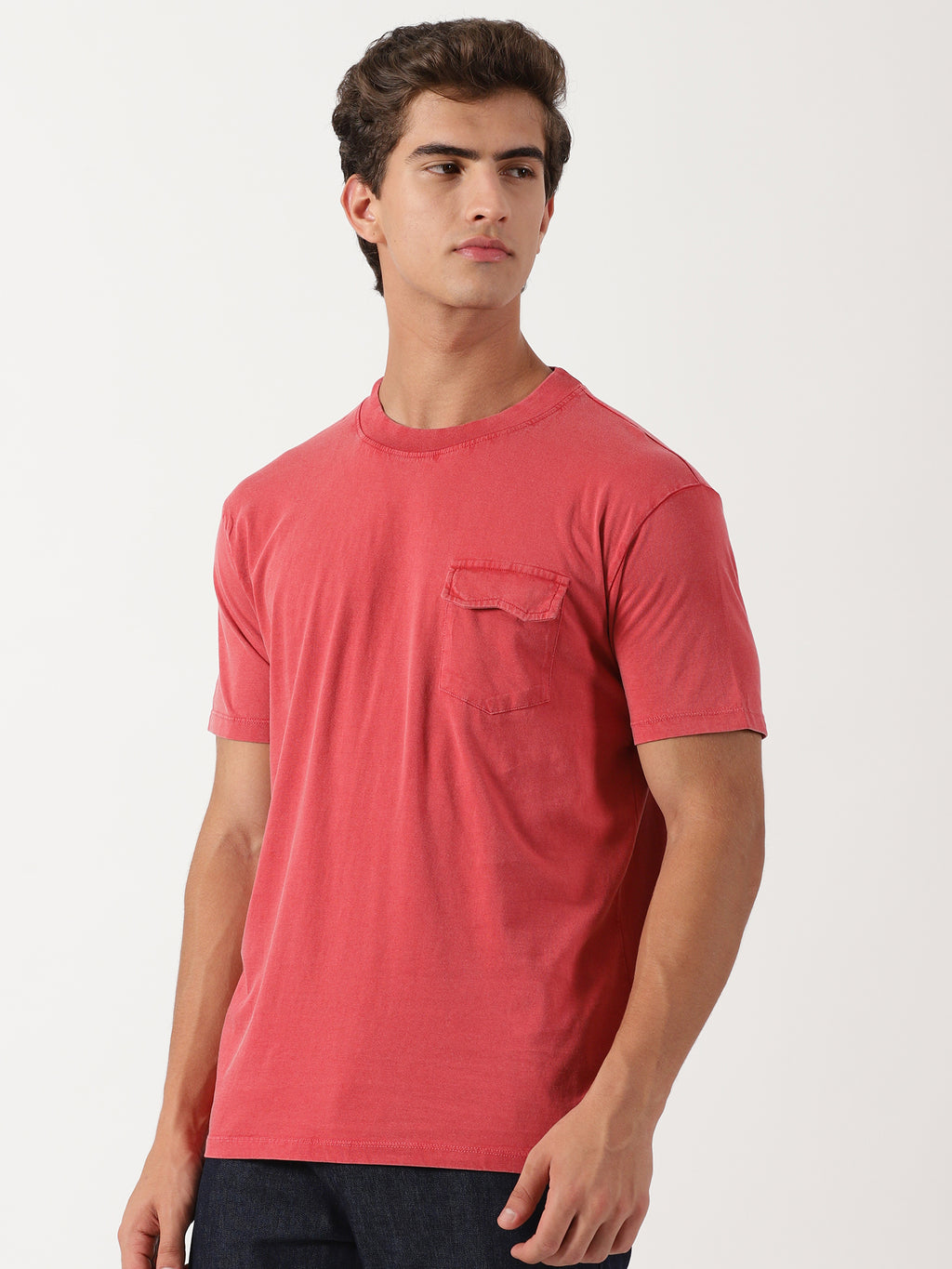Men Regular Fit T-Shirt Red