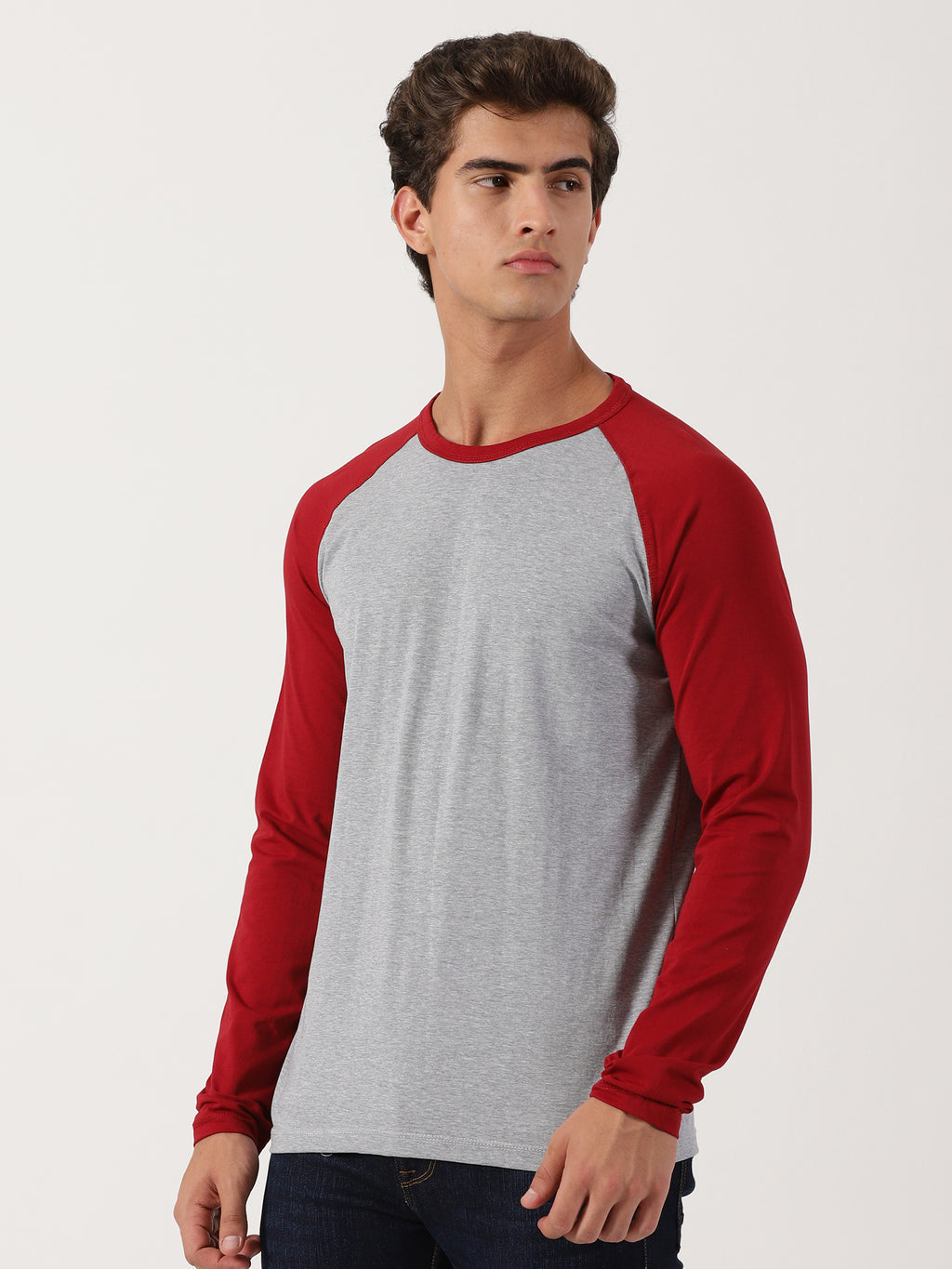 Men Regular Fit T-Shirt Grey