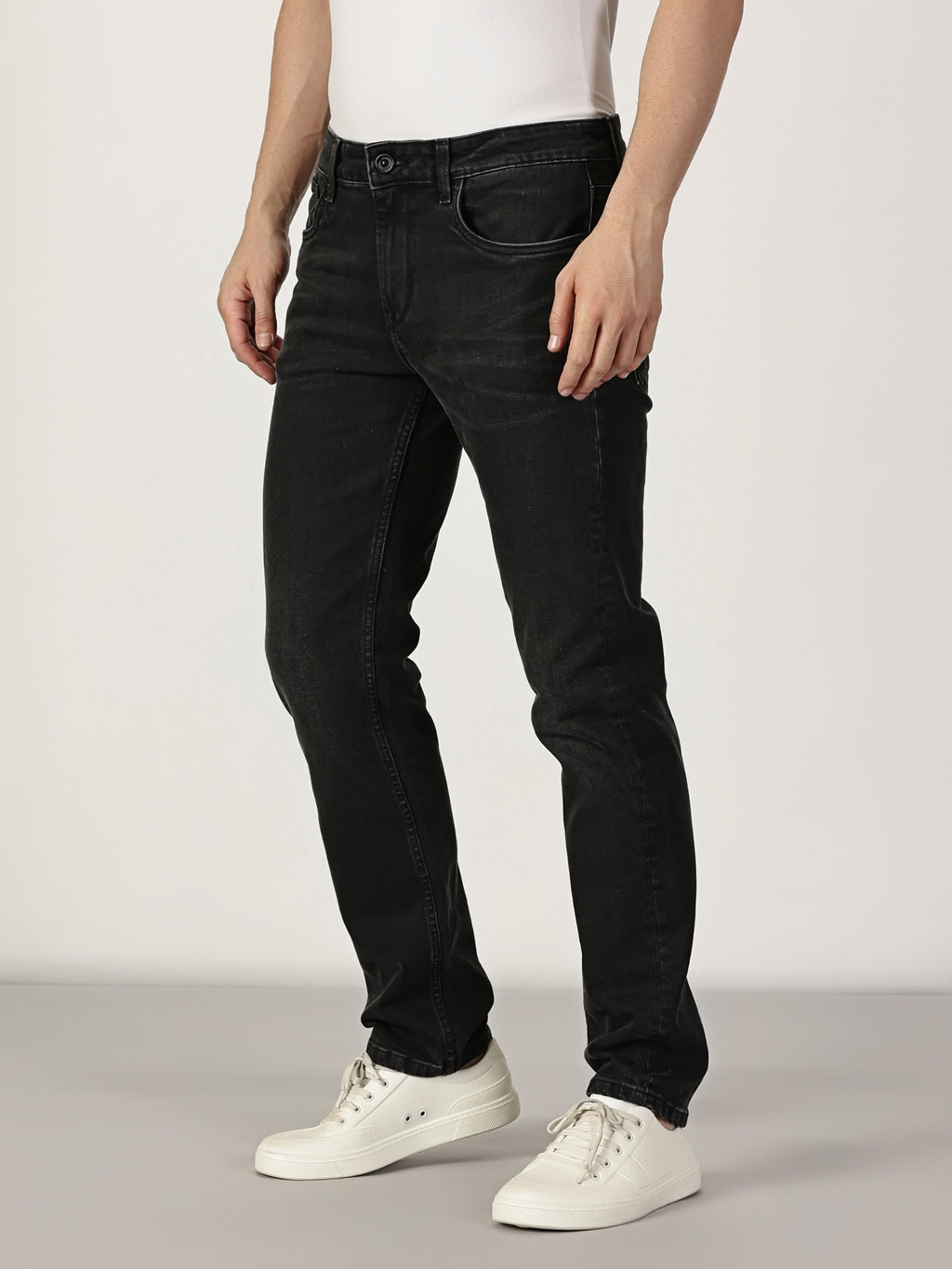 Men Borris Slim Fit Jeans Black
