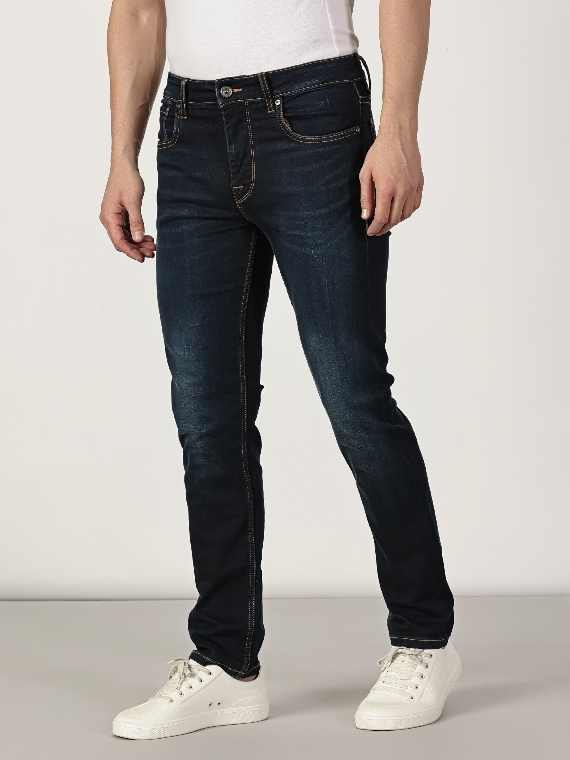 Men Borris Slim Fit Jeans Blue
