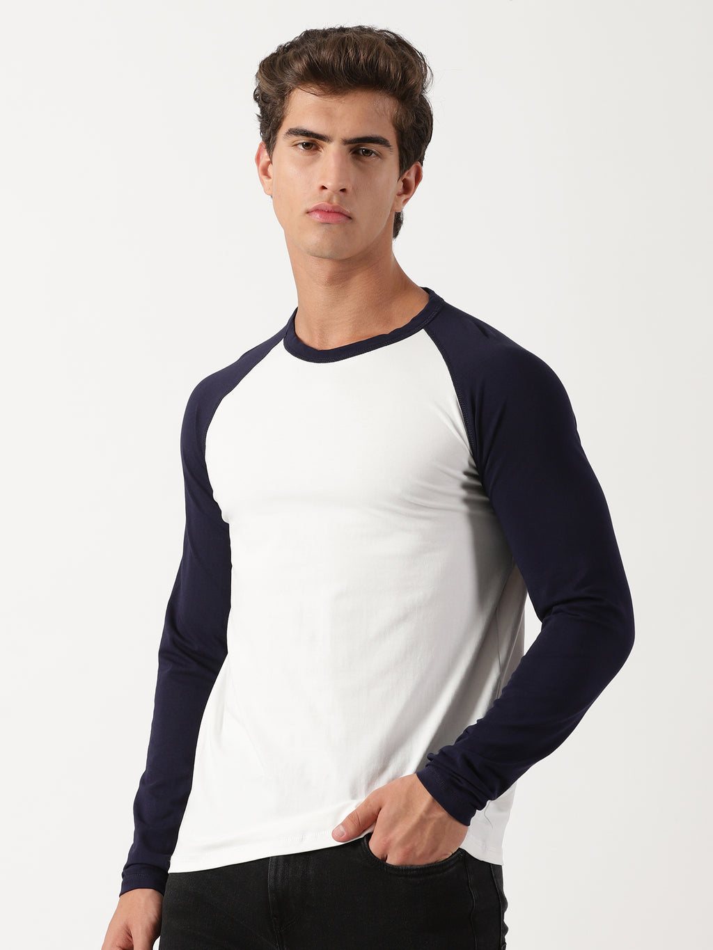 Men Regular Fit T-Shirt White
