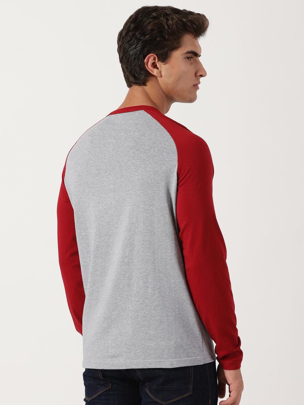 Men Regular Fit T-Shirt Grey