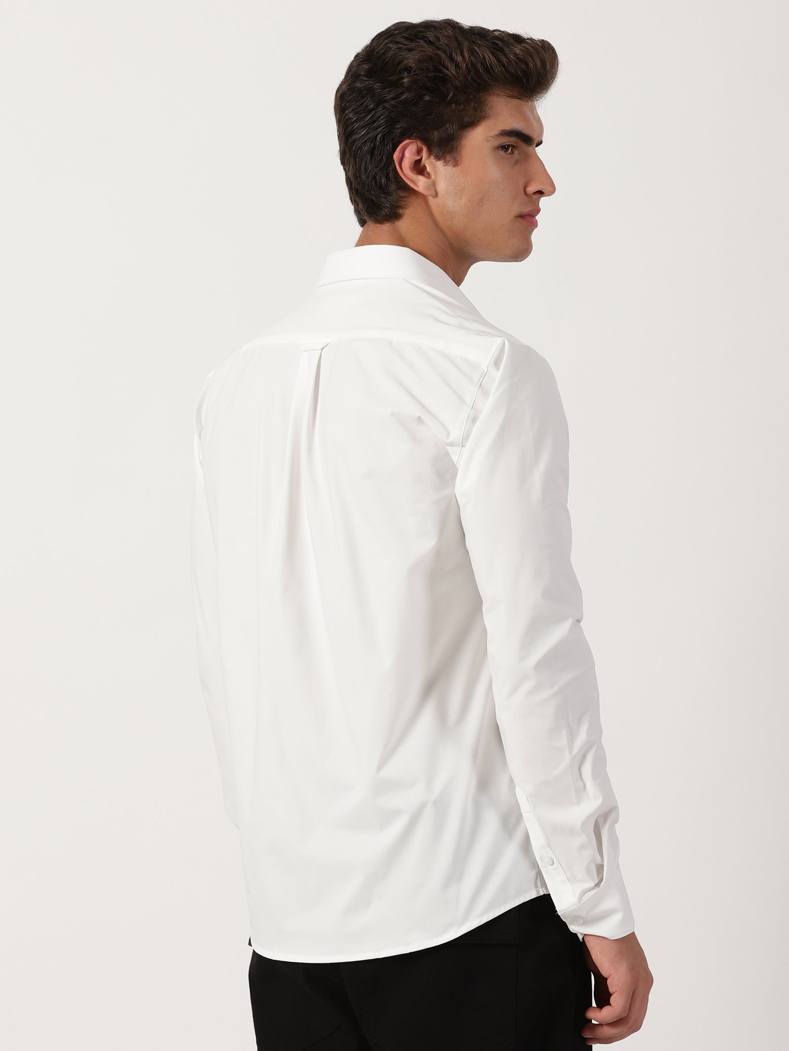 White Slim Fit Shirt