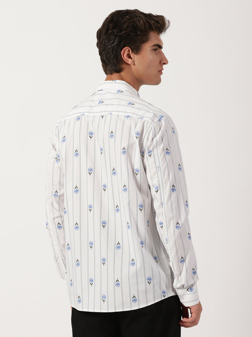 Men Regular Fit Shirt White