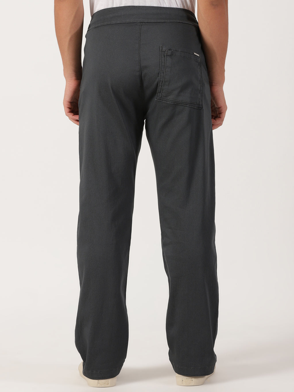 Men Pull Up Pant Jeans Grey