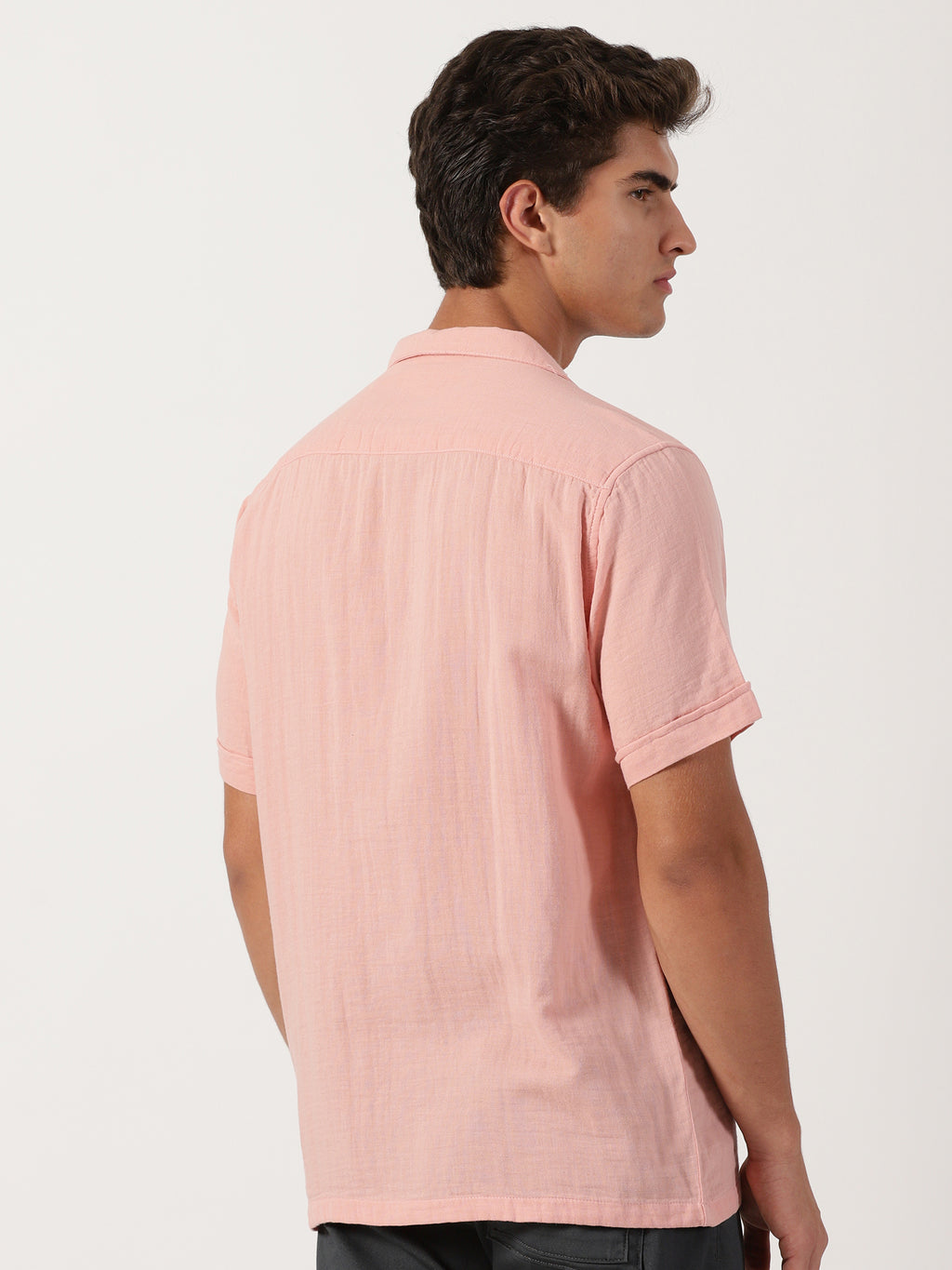 Men Regular Fit Shirt Rose