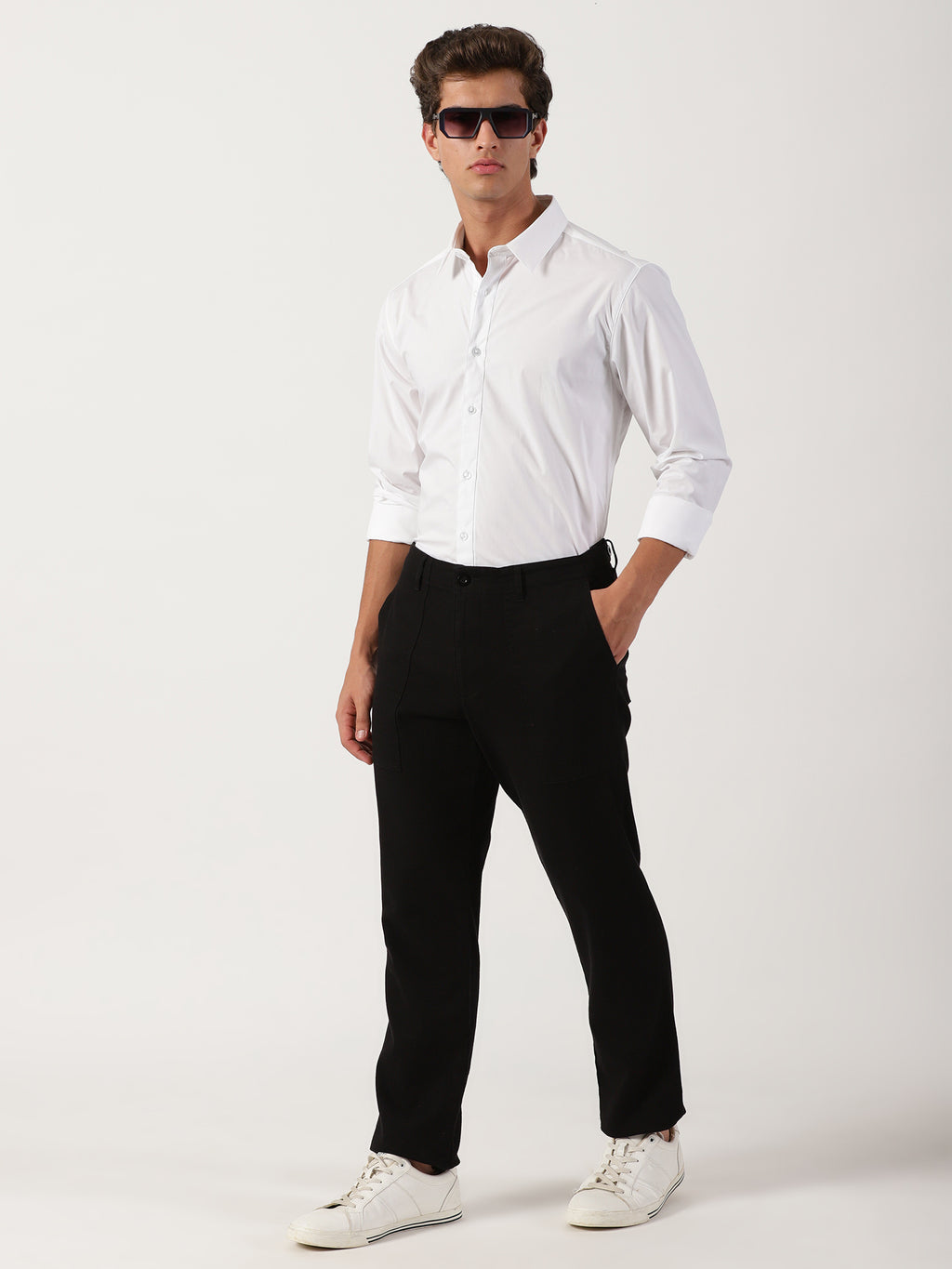 White Slim Fit Shirt
