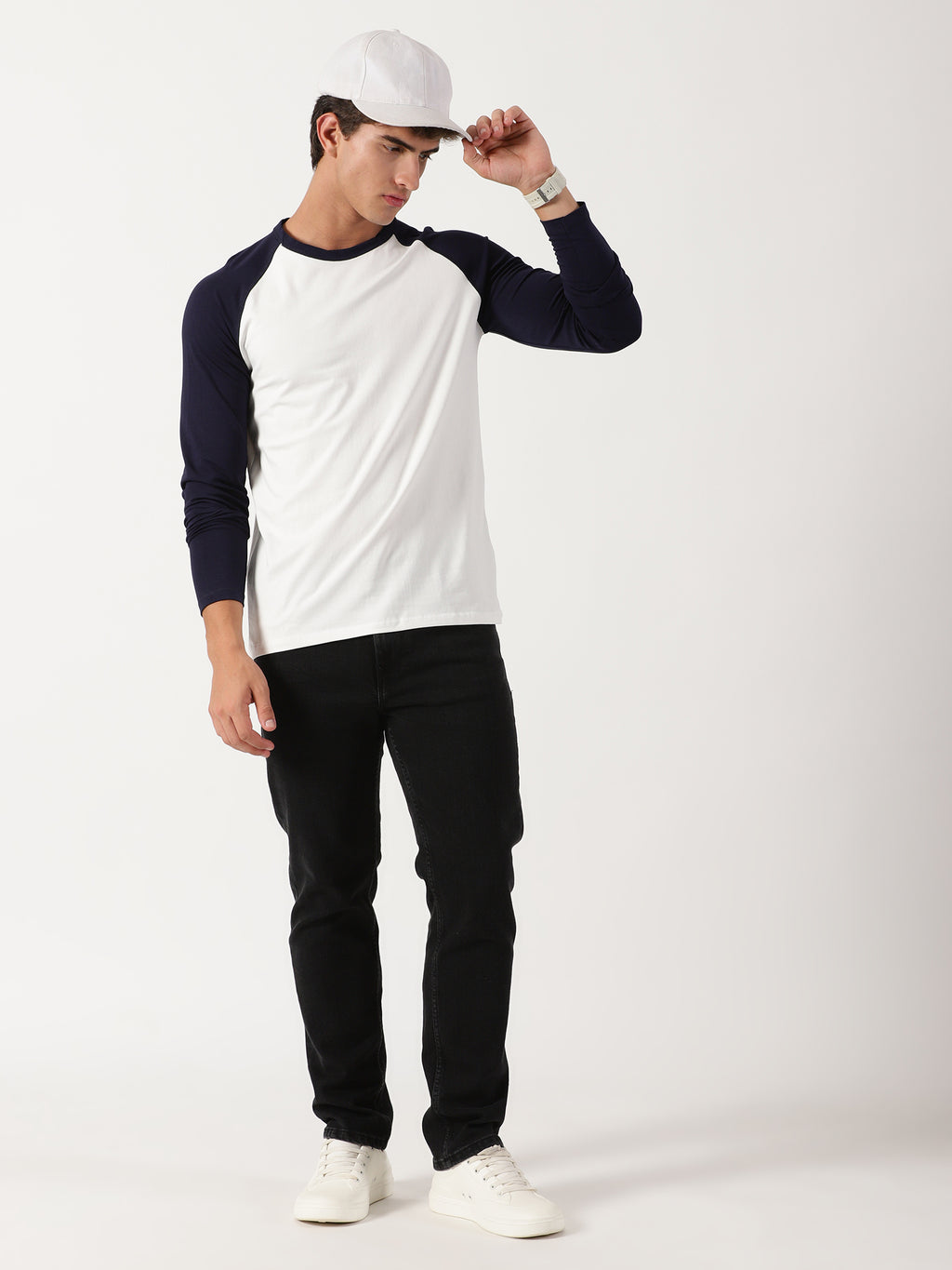 Men Regular Fit T-Shirt White