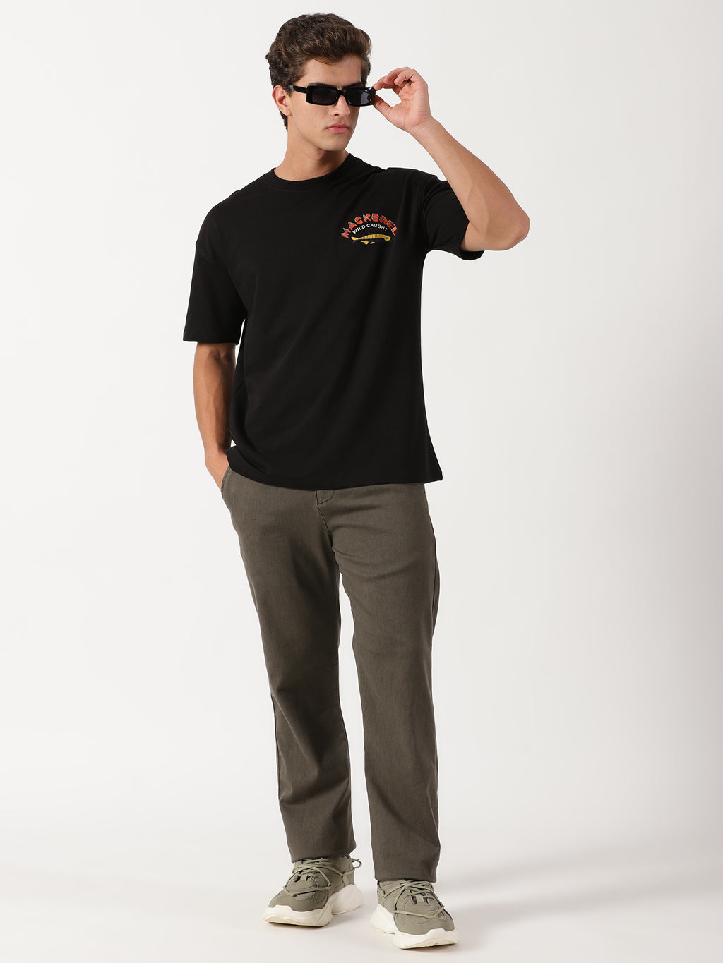 Men Oversized T-Shirt Black
