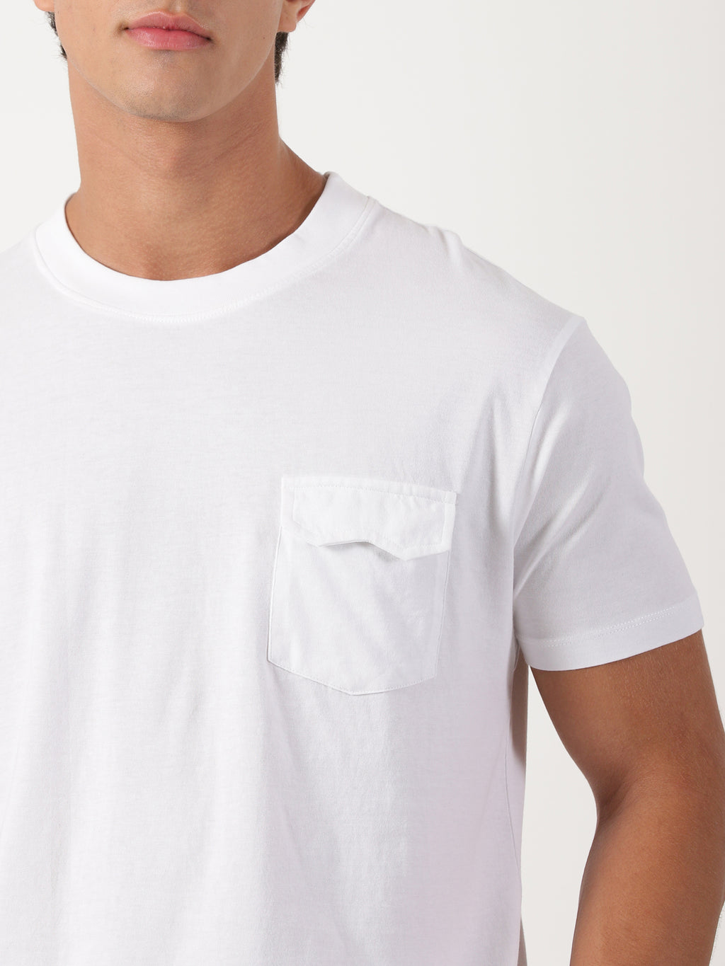 Men Regular Fit T-Shirt White