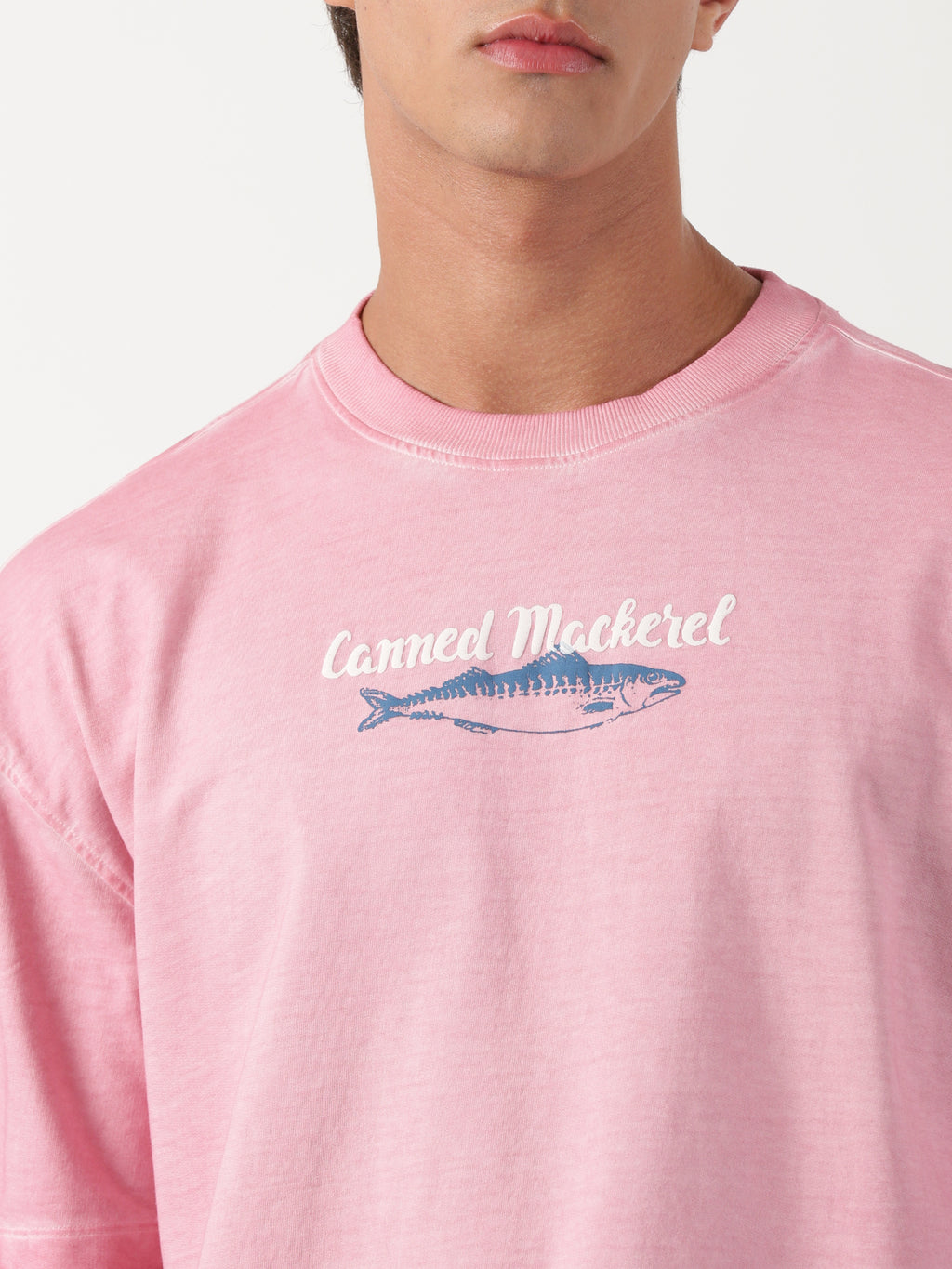 Men Oversized T-Shirt Pink