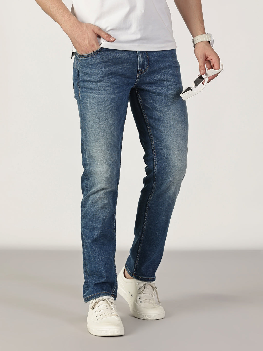 Track Cropped Skinny | Narrow- Fit Jeans