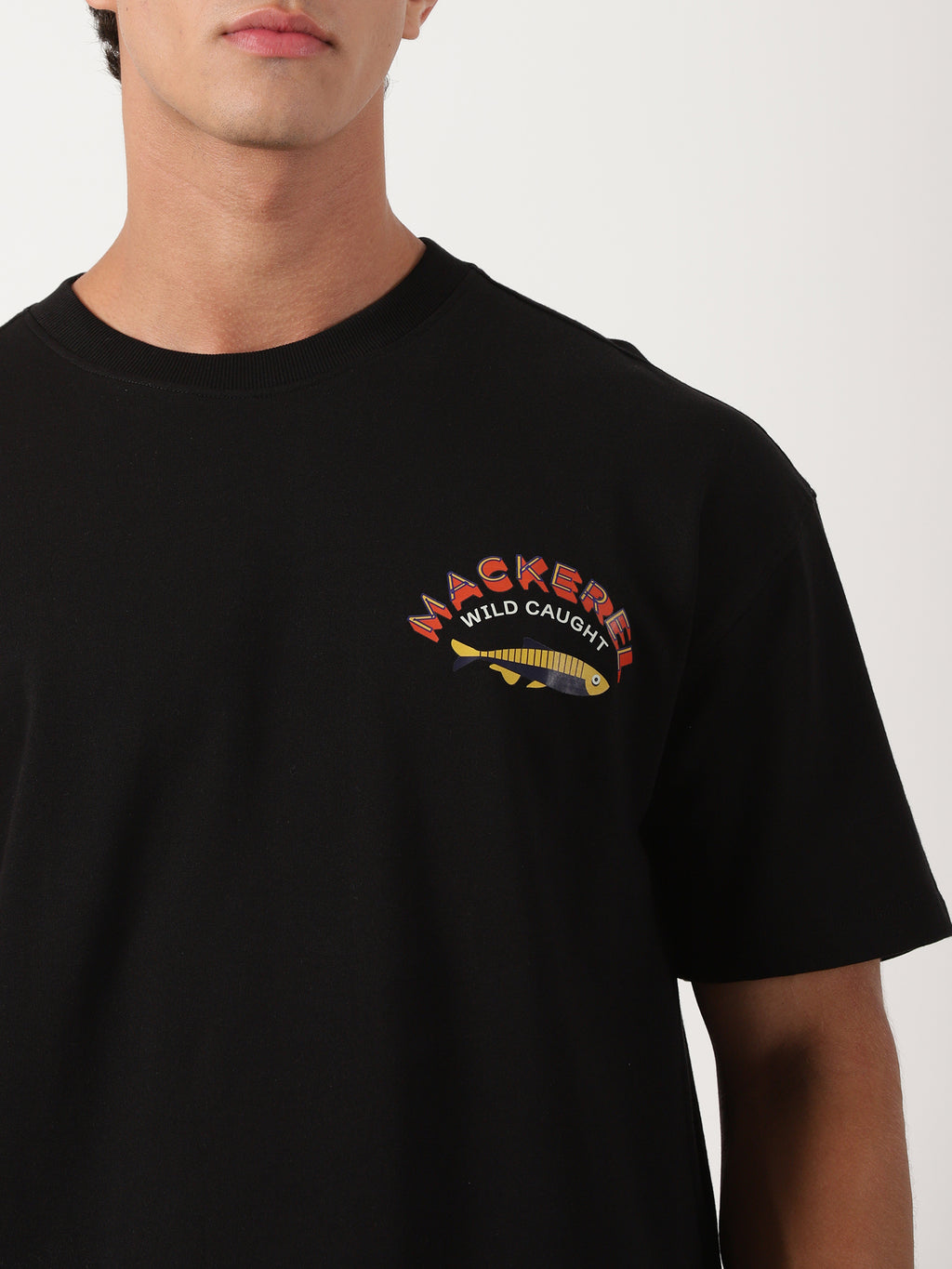 Men Oversized T-Shirt Black