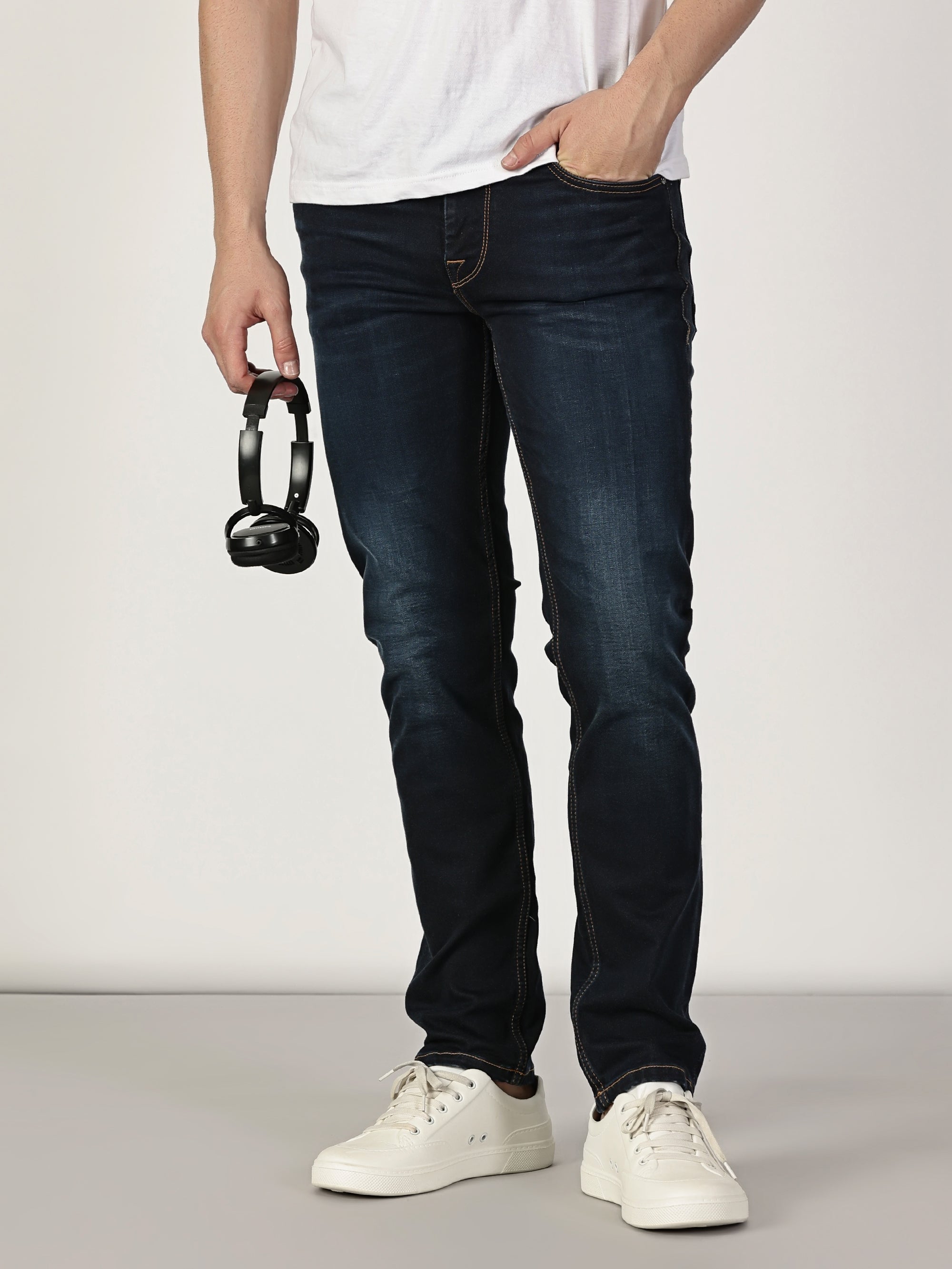 Men Borris Slim Fit Jeans Blue