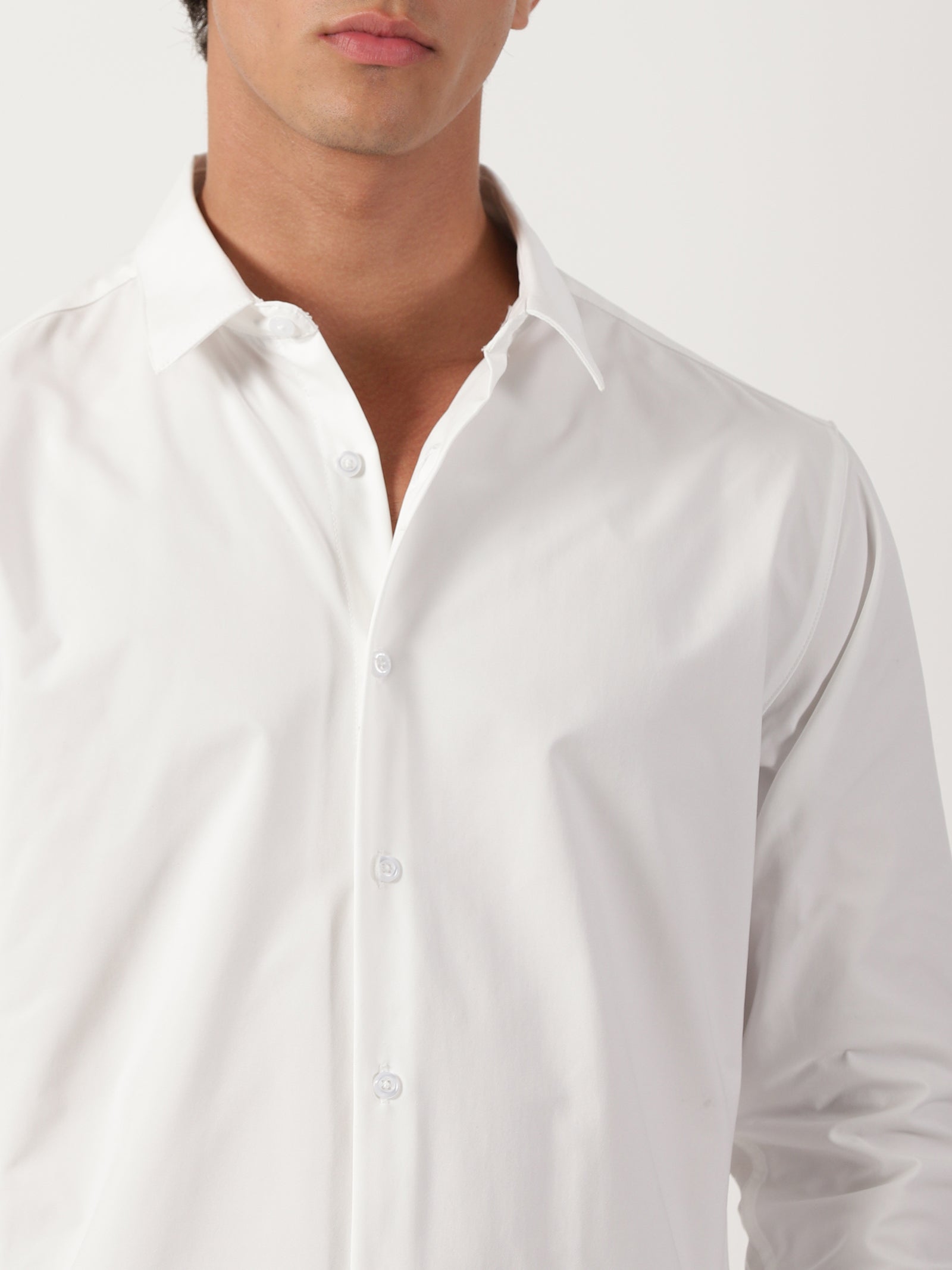 White Slim Fit Shirt