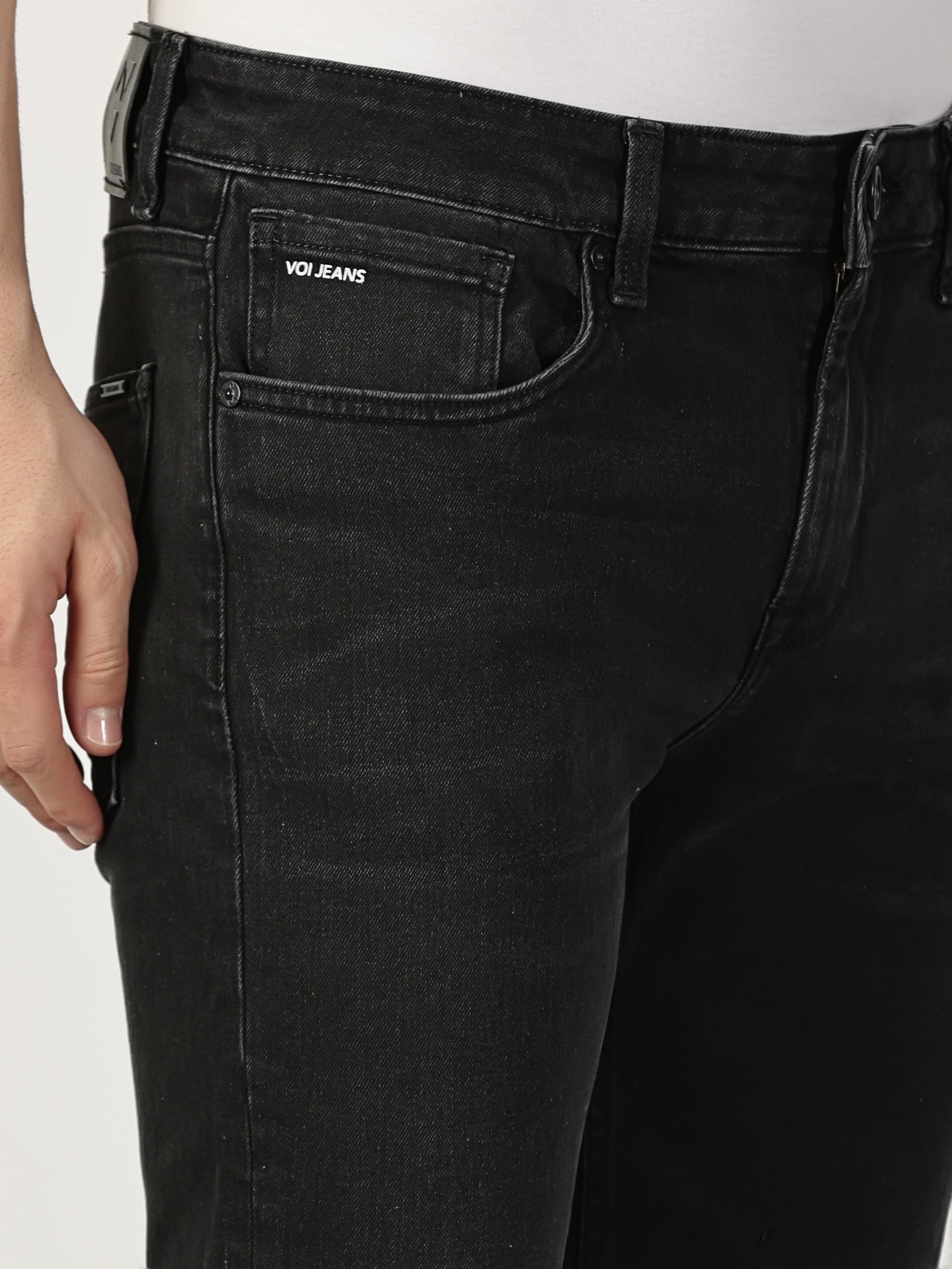 Men Borris Slim Fit Jeans Black