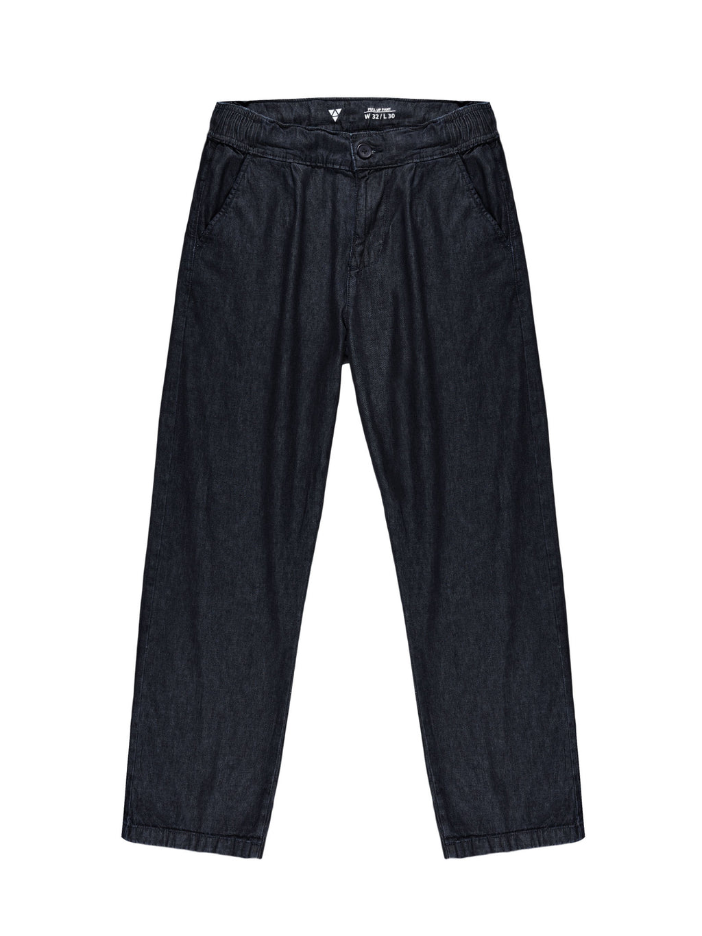 Men Pull Up Pant Non Denim Blue