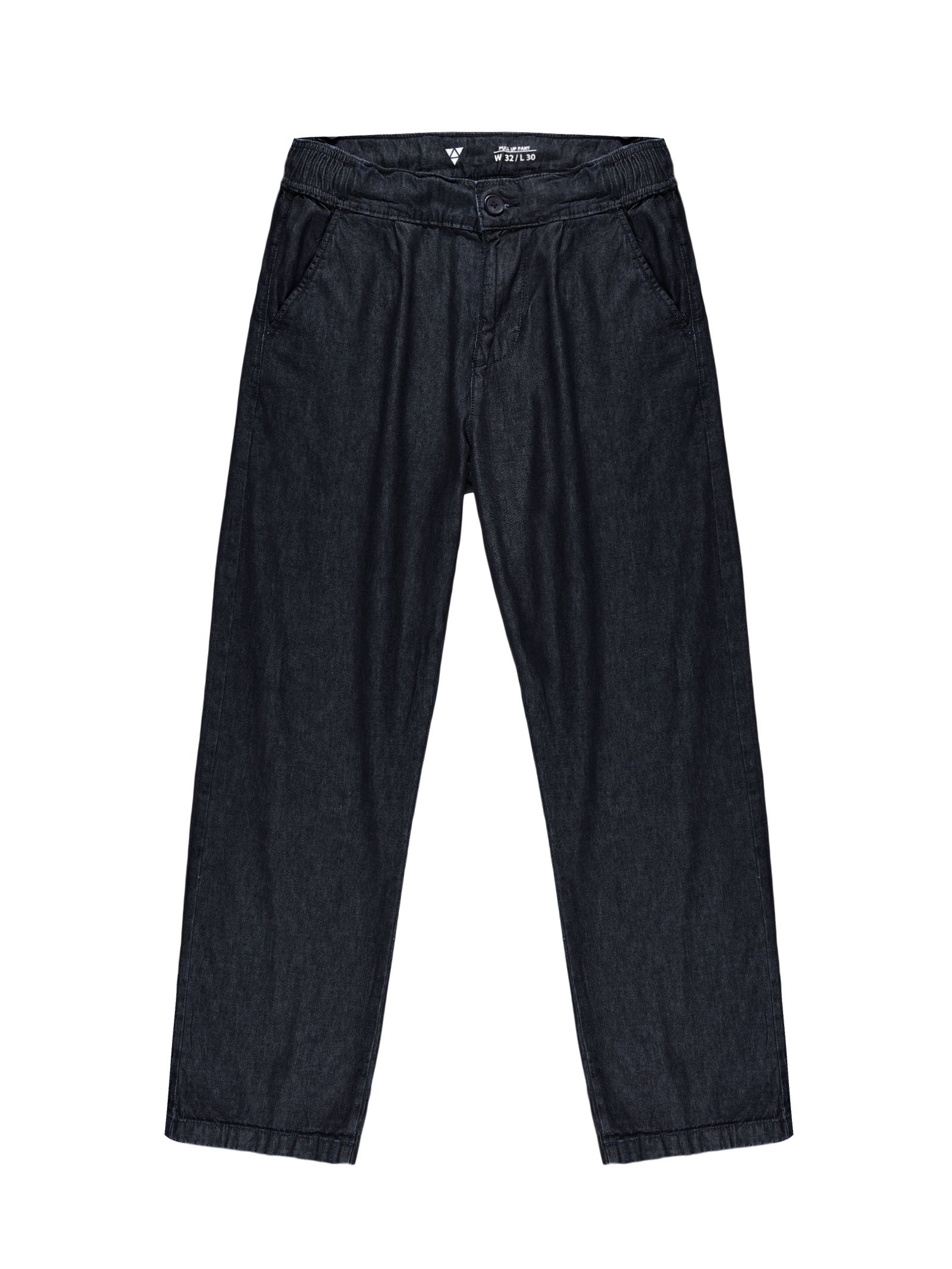 Men Pull Up Pant Non Denim Blue