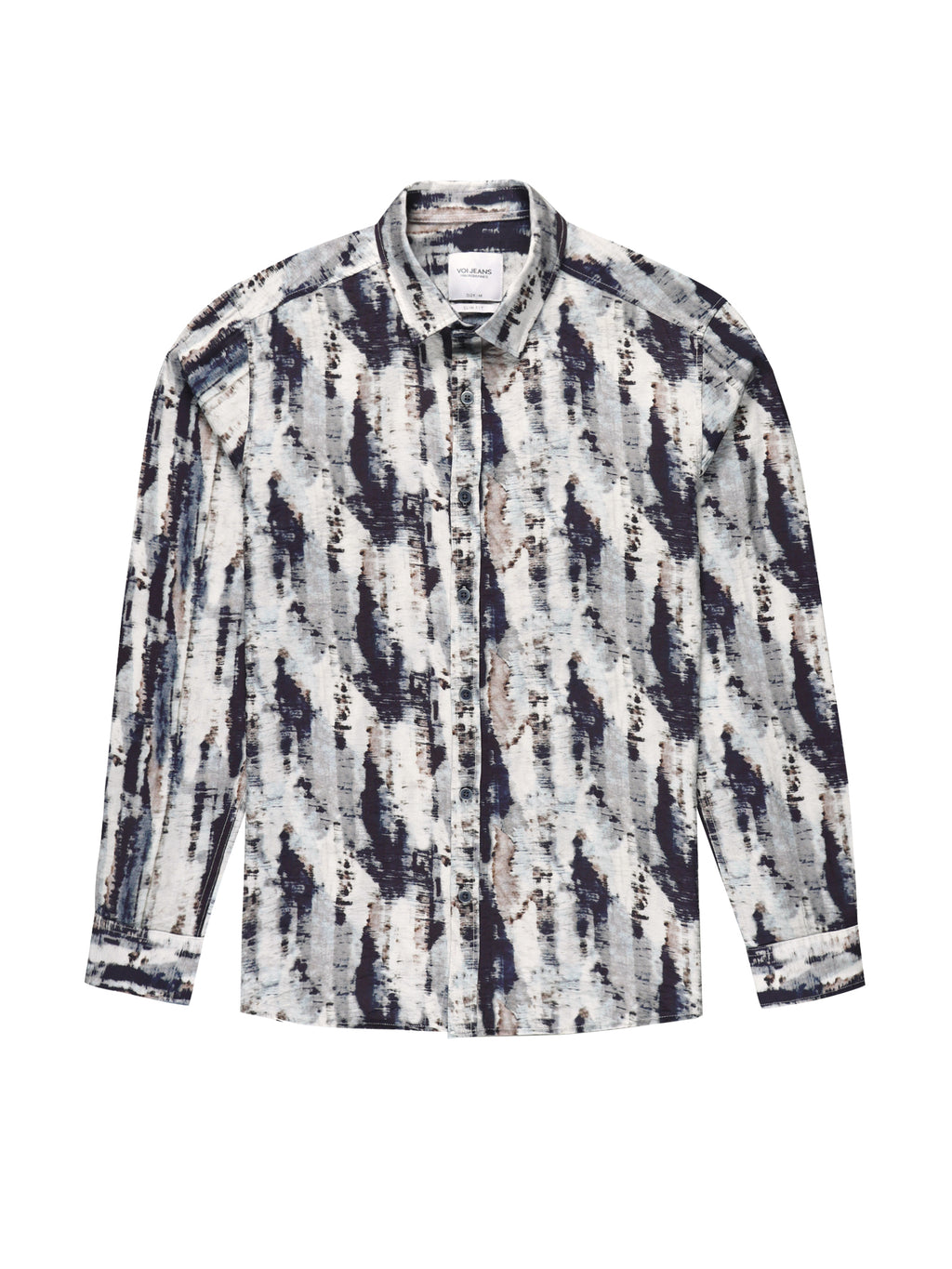 Men Slim Fit Shirt Off White