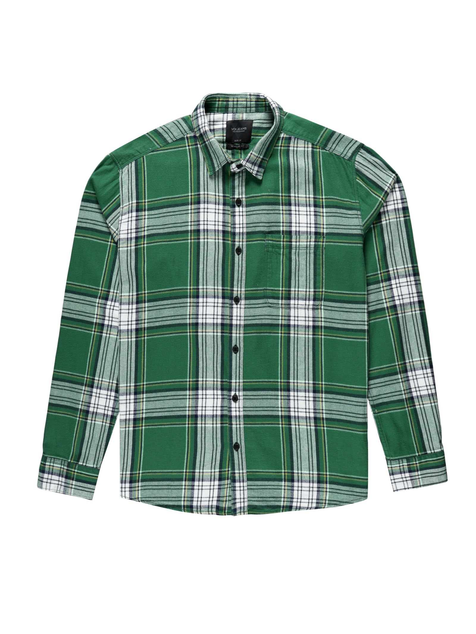 Men Regular Fit Shirt Green