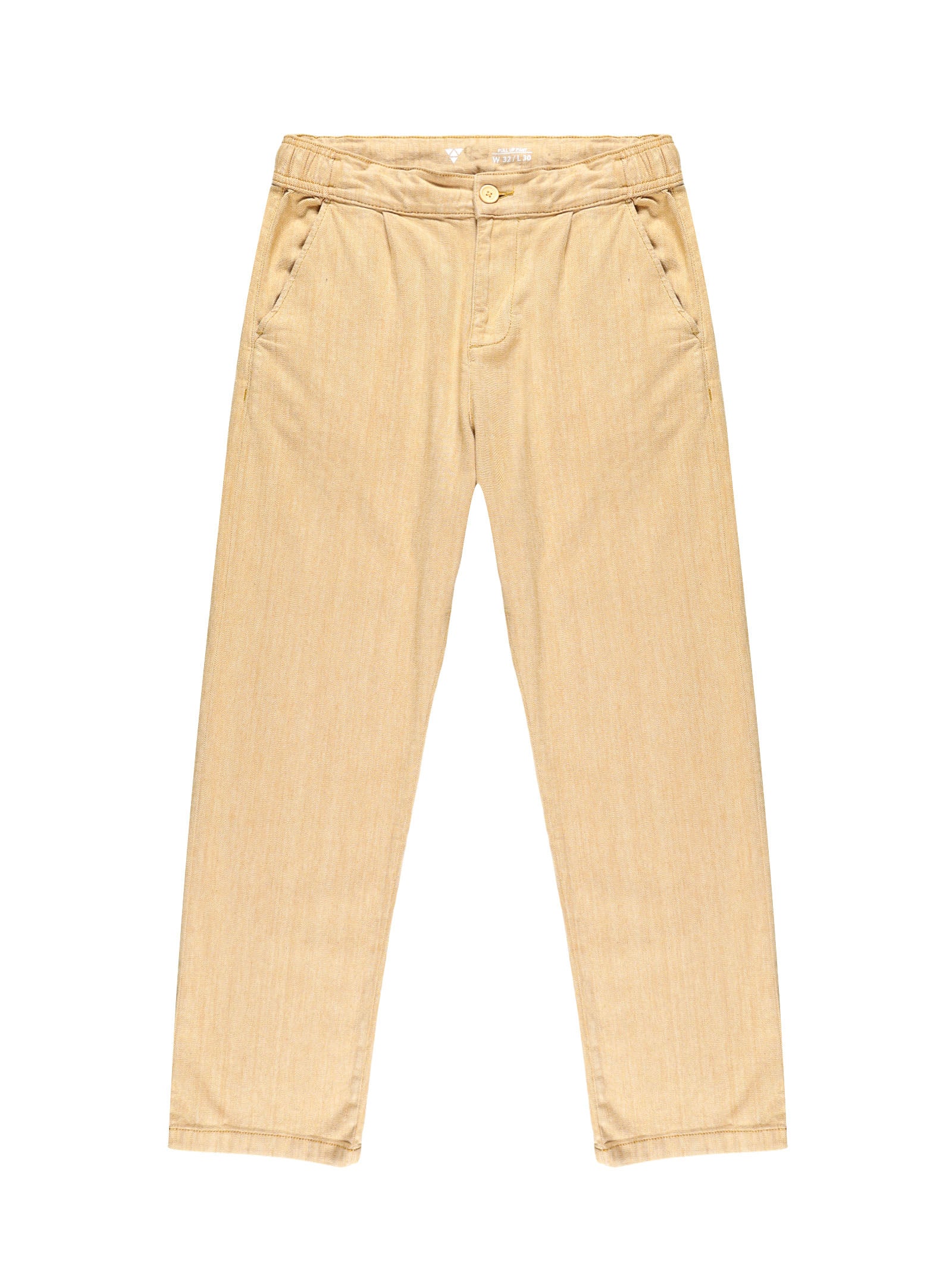 Men Pull Up Pant Non Denim Orange