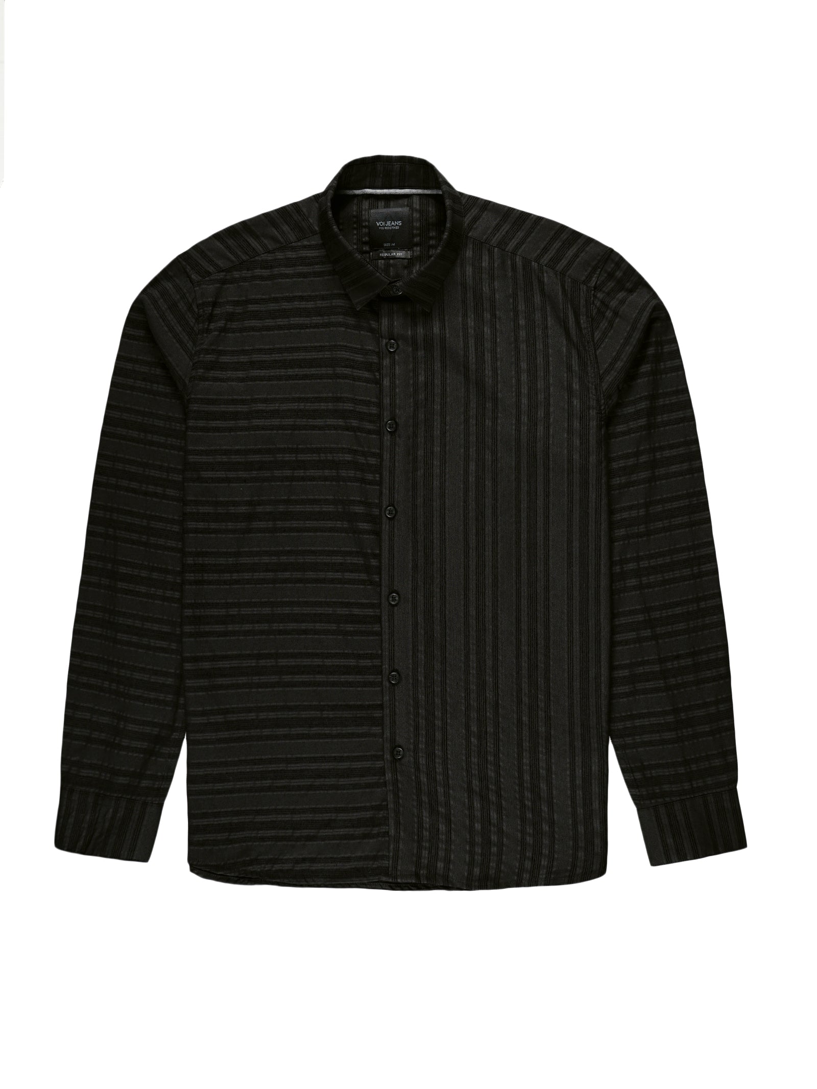Men Regular Fit Shirt Black