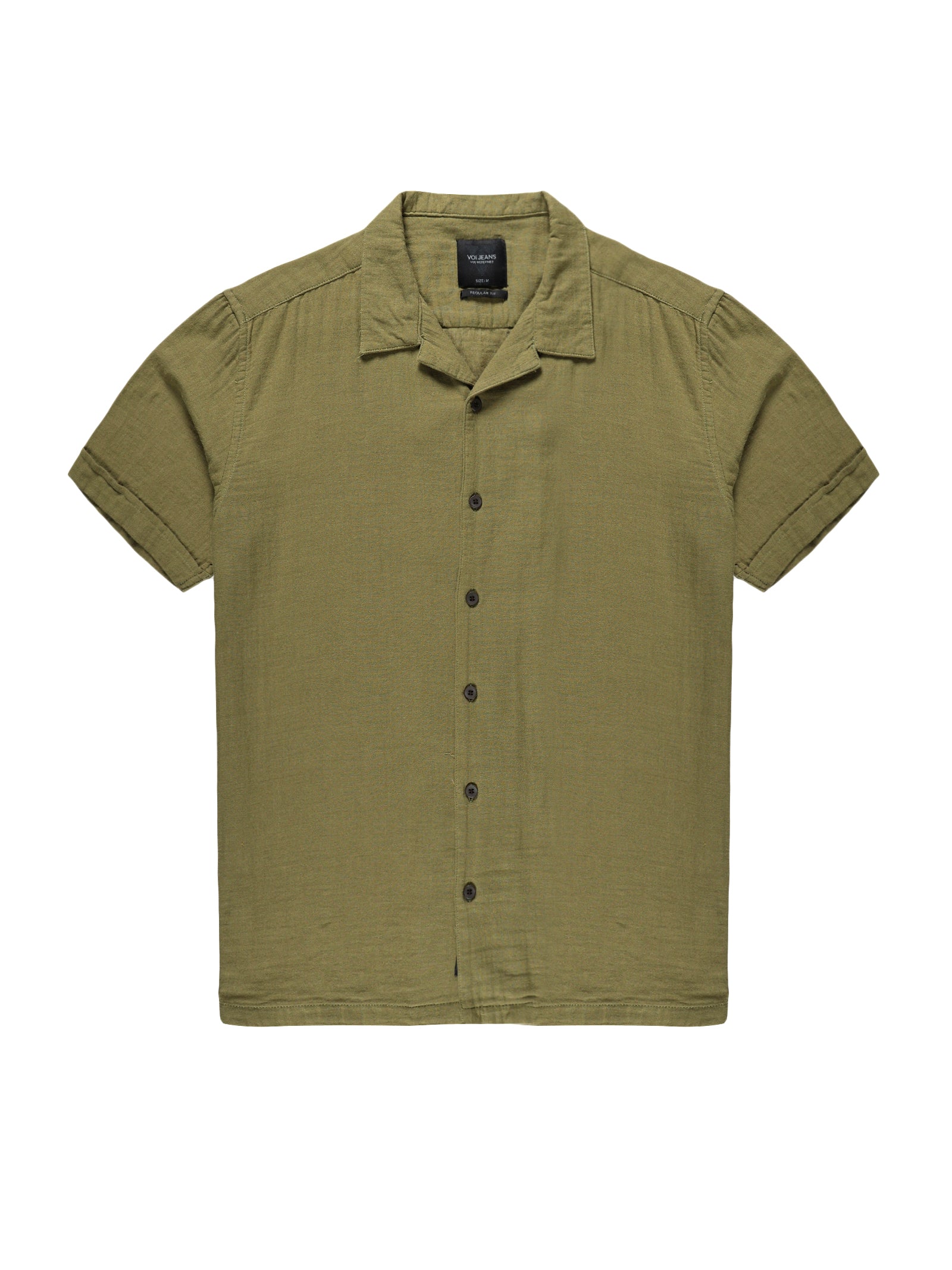Olive Green Regular Fit Shirt