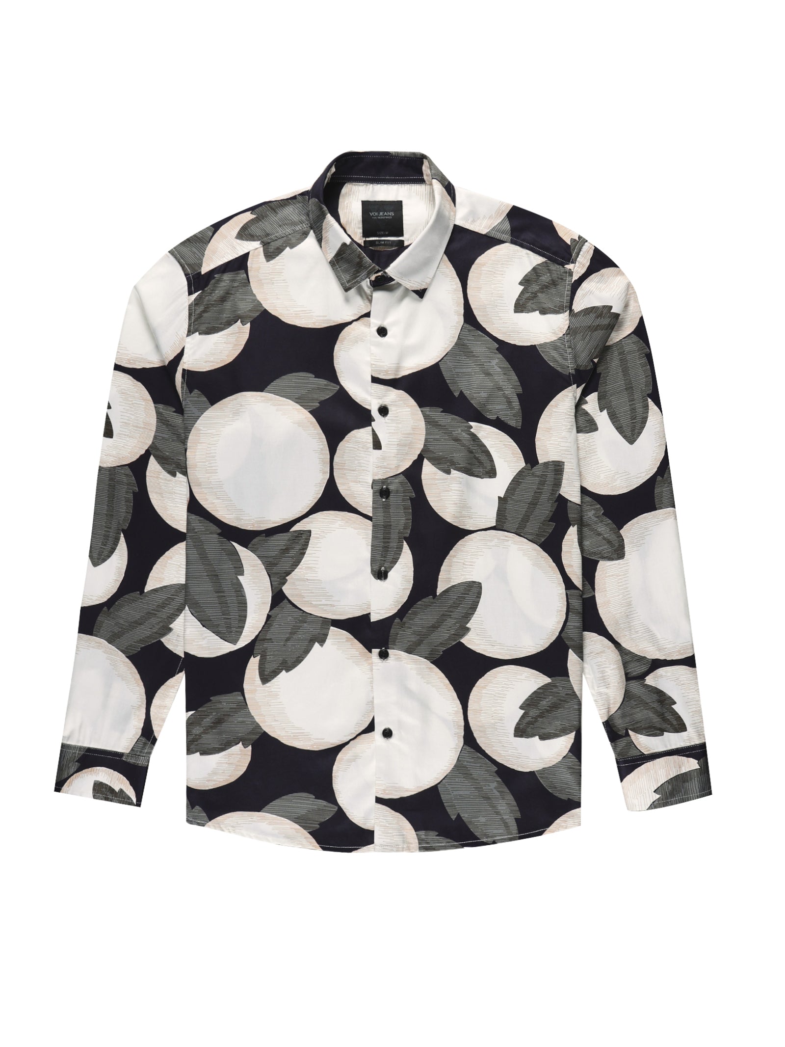 Men Slim Fit Shirt Off White