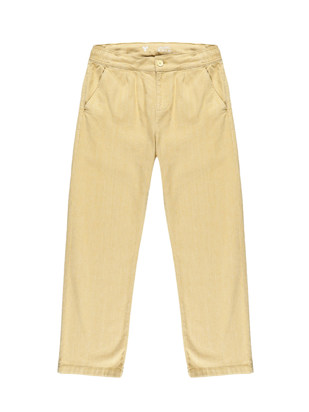 Men Pull Up Pant Non Denim Yellow