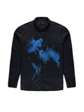 Men Slim Fit Shirt Navy