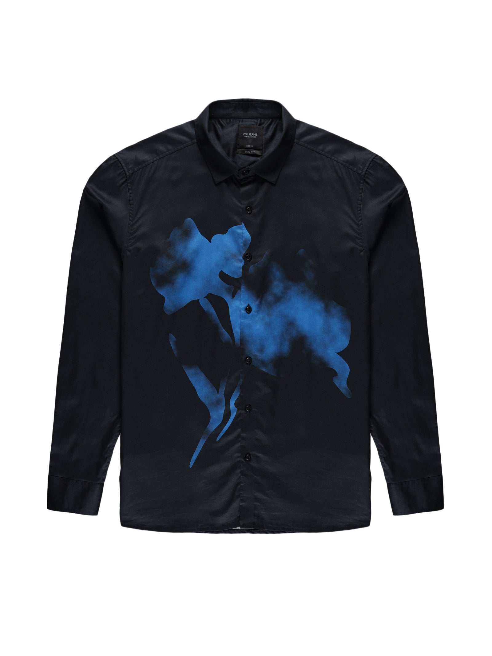 Men Slim Fit Shirt Navy