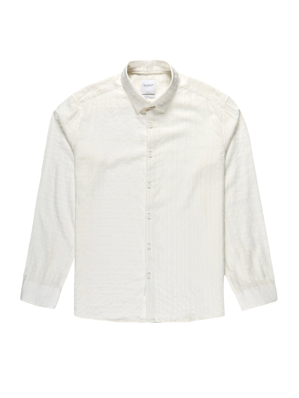 Men Regular Fit Shirt Off White