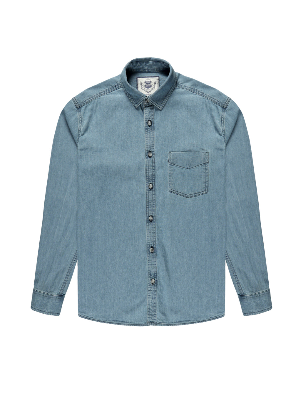Men Regular Fit Shirt Blue