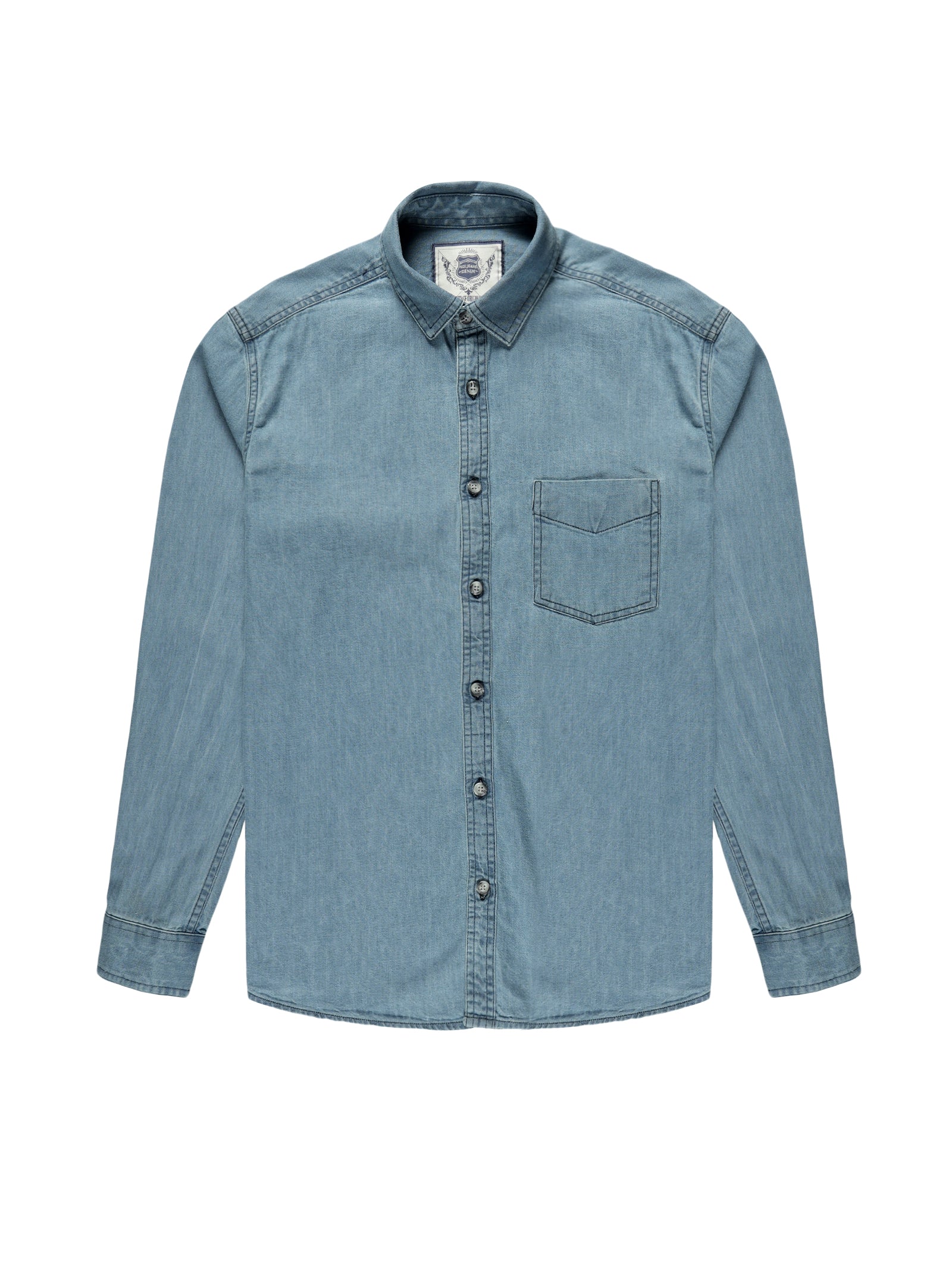 Men Regular Fit Shirt Blue