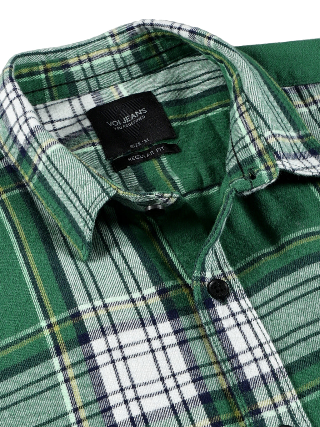 Men Regular Fit Shirt Green