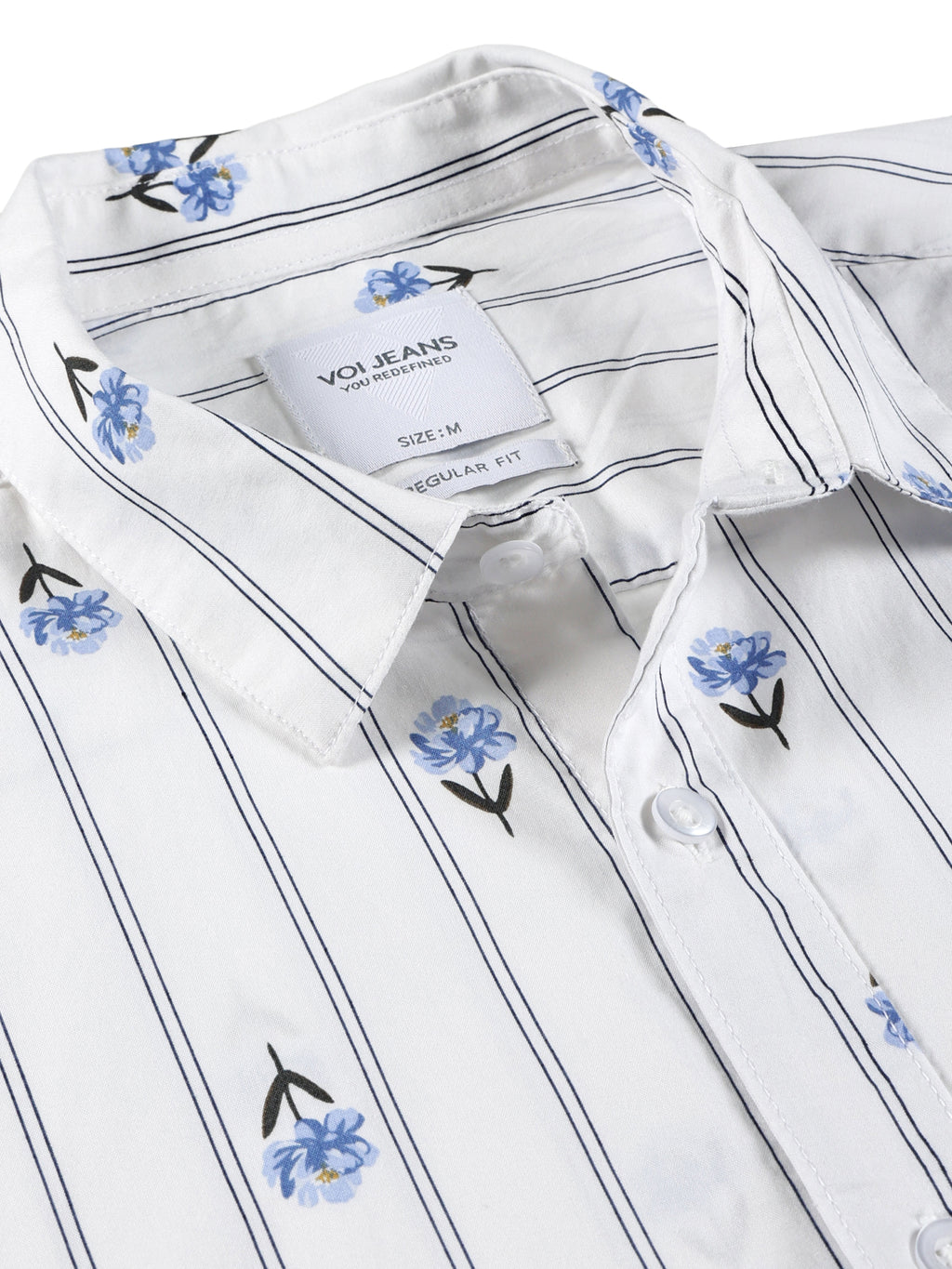 Men Regular Fit Shirt White