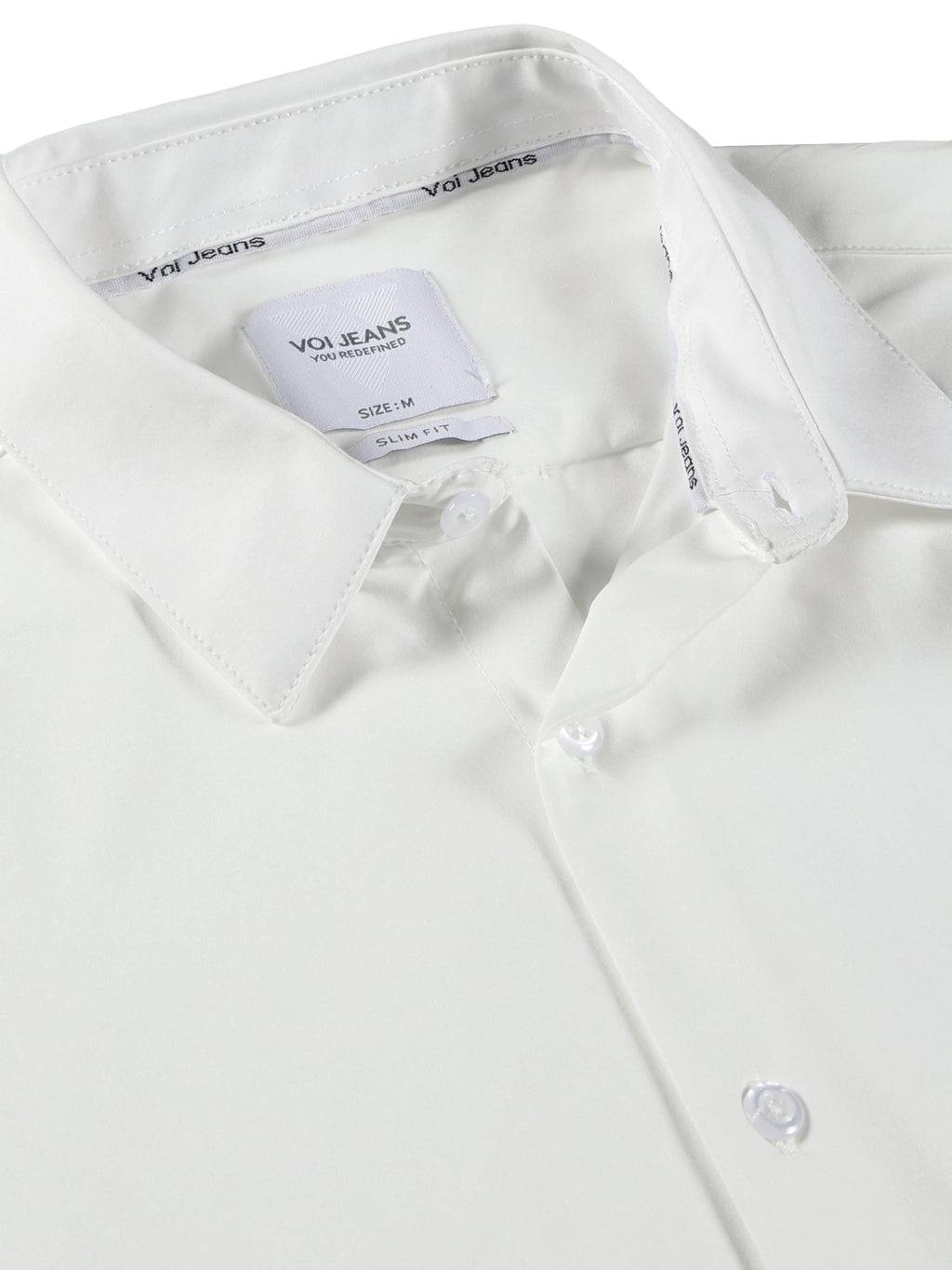 White Slim Fit Shirt
