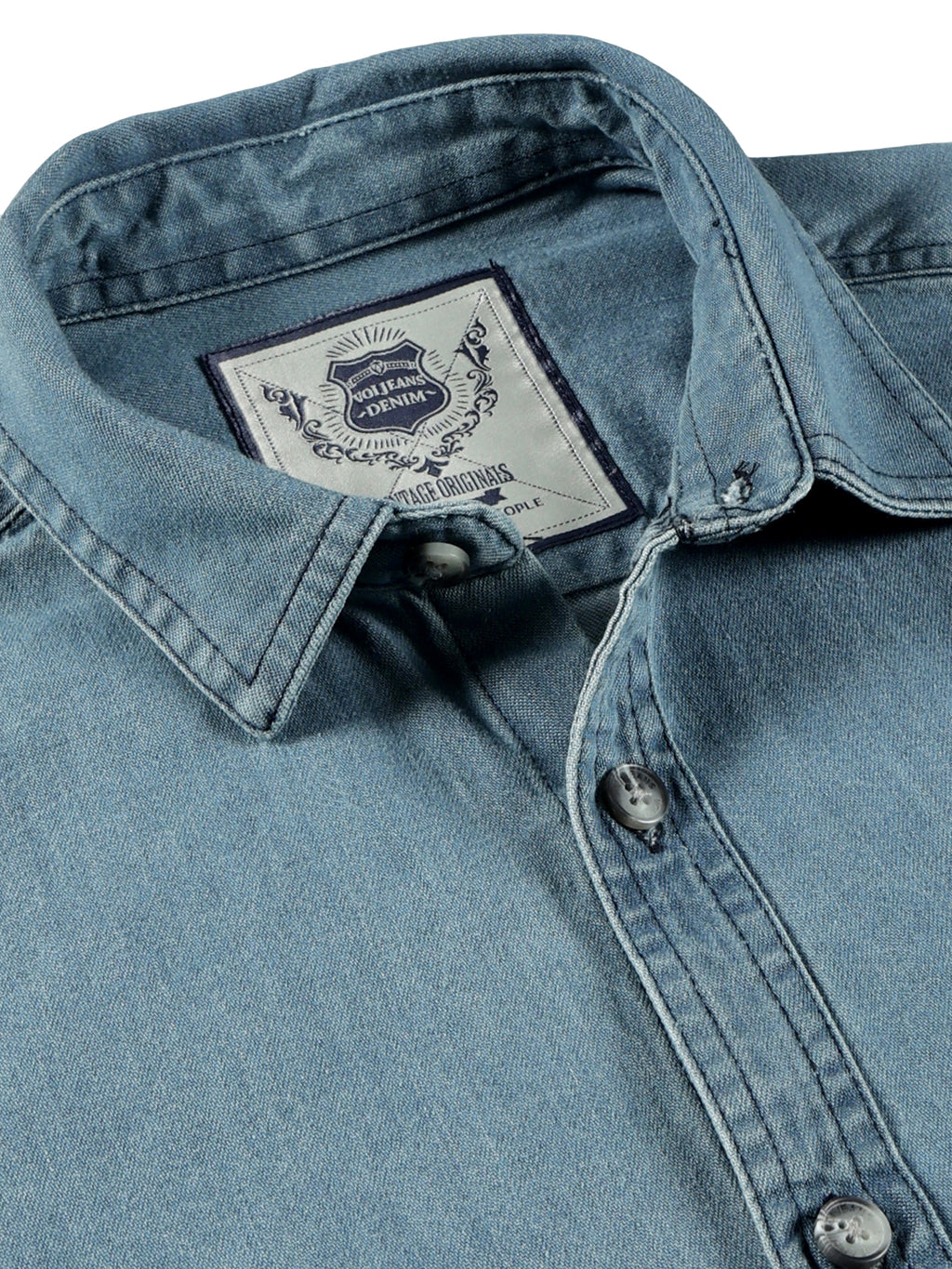 Men Regular Fit Shirt Blue
