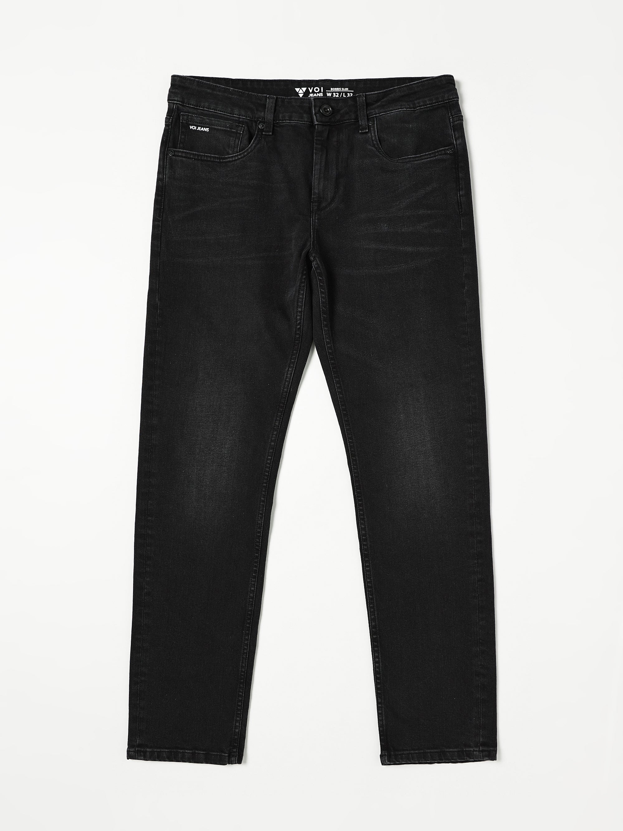 Men Borris Slim Fit Jeans Black