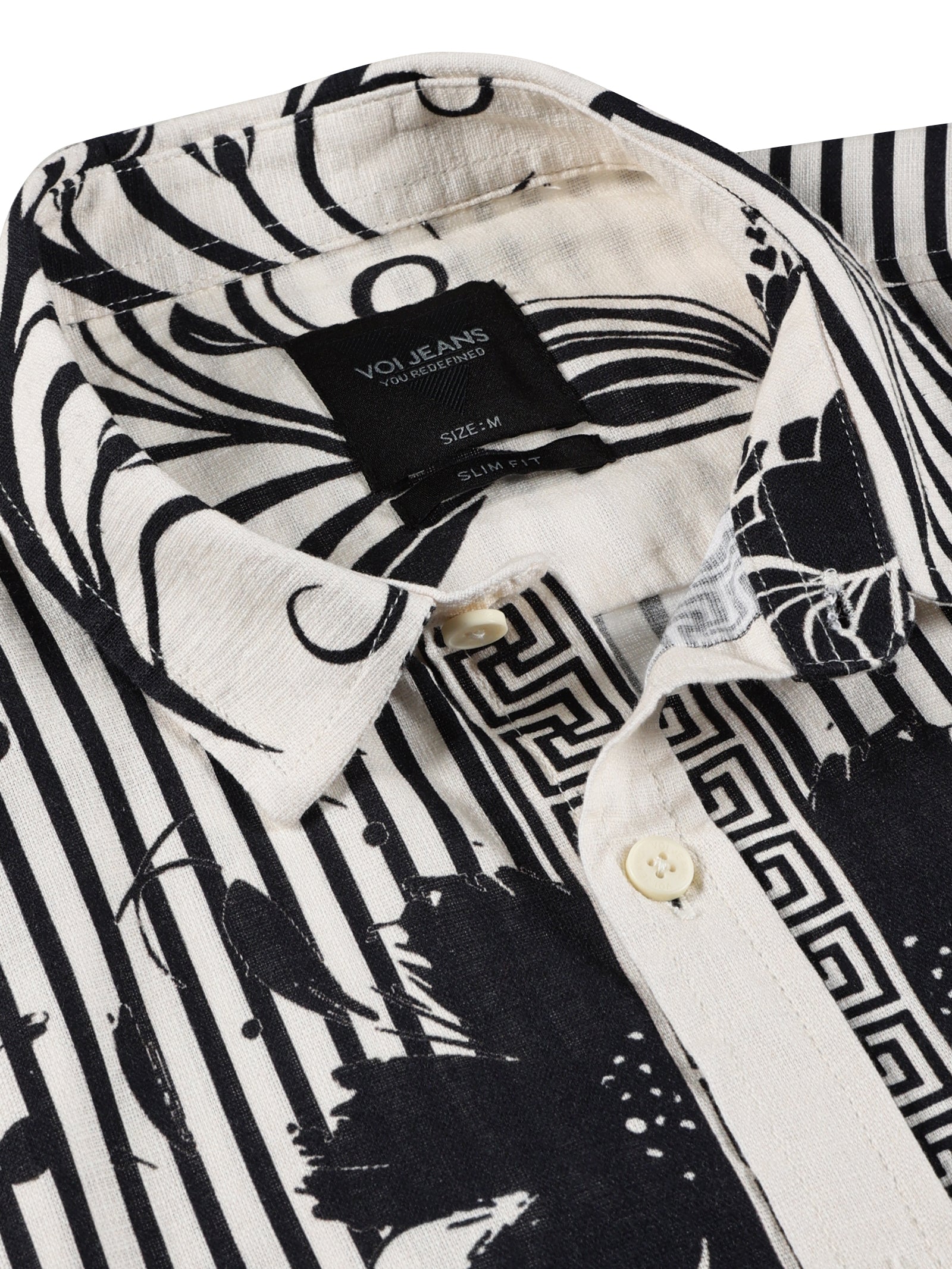 Men Slim Fit Shirt White