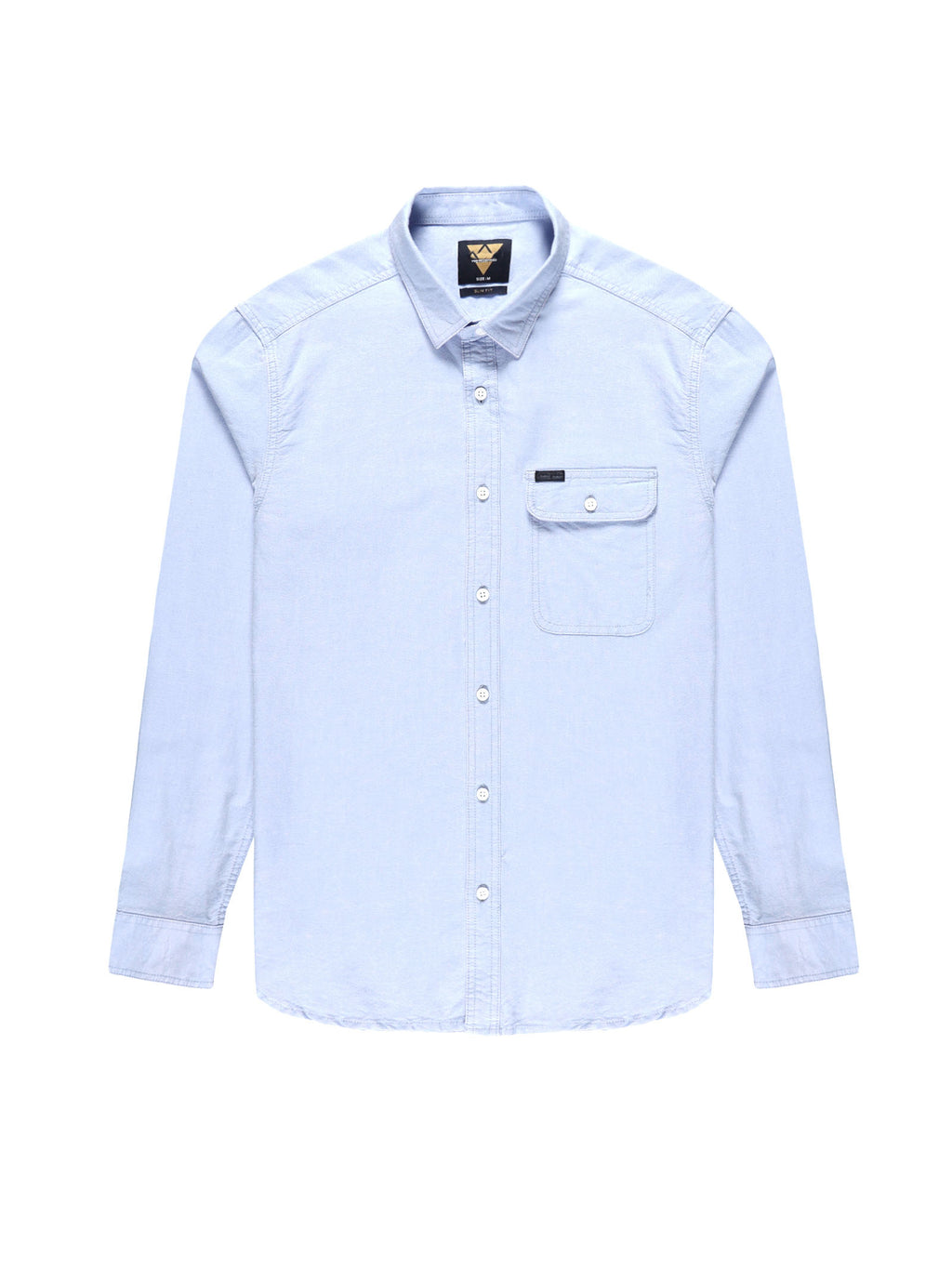 Men Slim Fit Shirt Blue