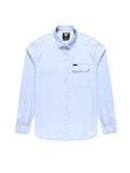 Men Slim Fit Shirt Blue