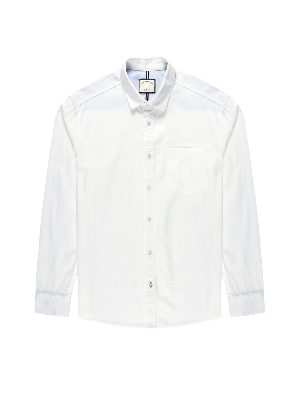 Men Slim Fit Shirt White