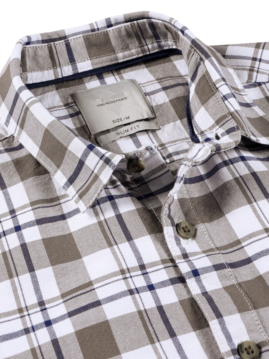 Men Slim Fit Shirt Grey